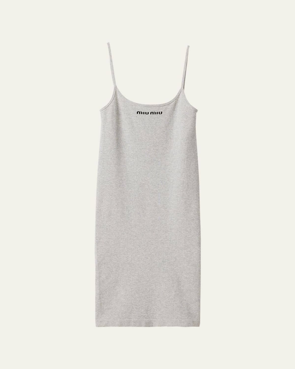 Miu Miu Knee-Length Rib Tank Dress