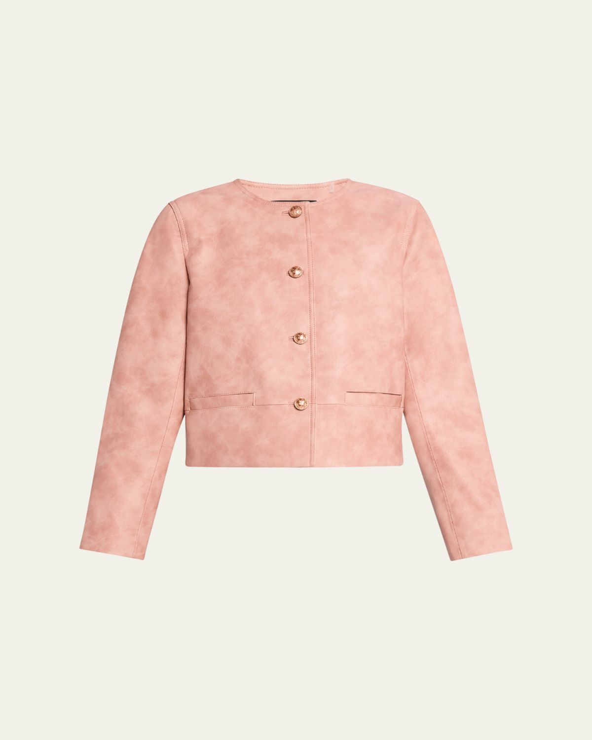 Kobi Halperin Lyles Boxy Faux Leather Jacket