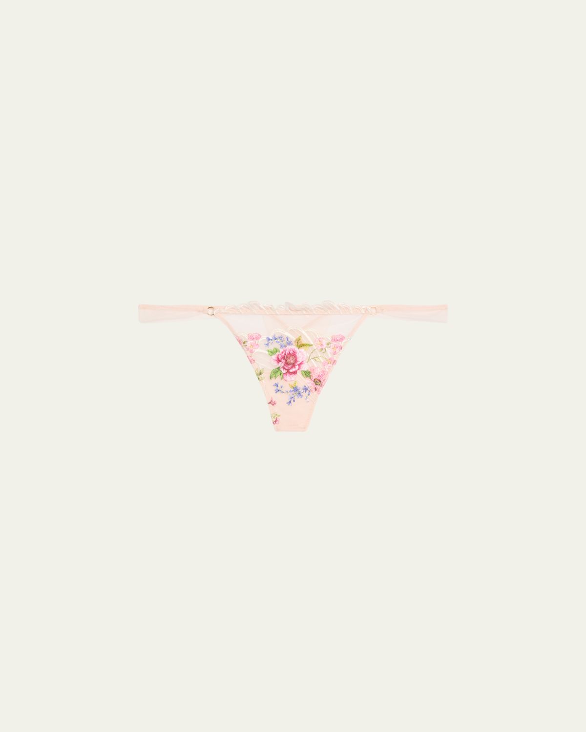 Lise Charmel Libertine en Fleurs Embroidered Tulle G-String | Thumbnail 3 Lise Charmel Libertine en Fleurs Embroidered Tulle G-String | Thumbnail 3