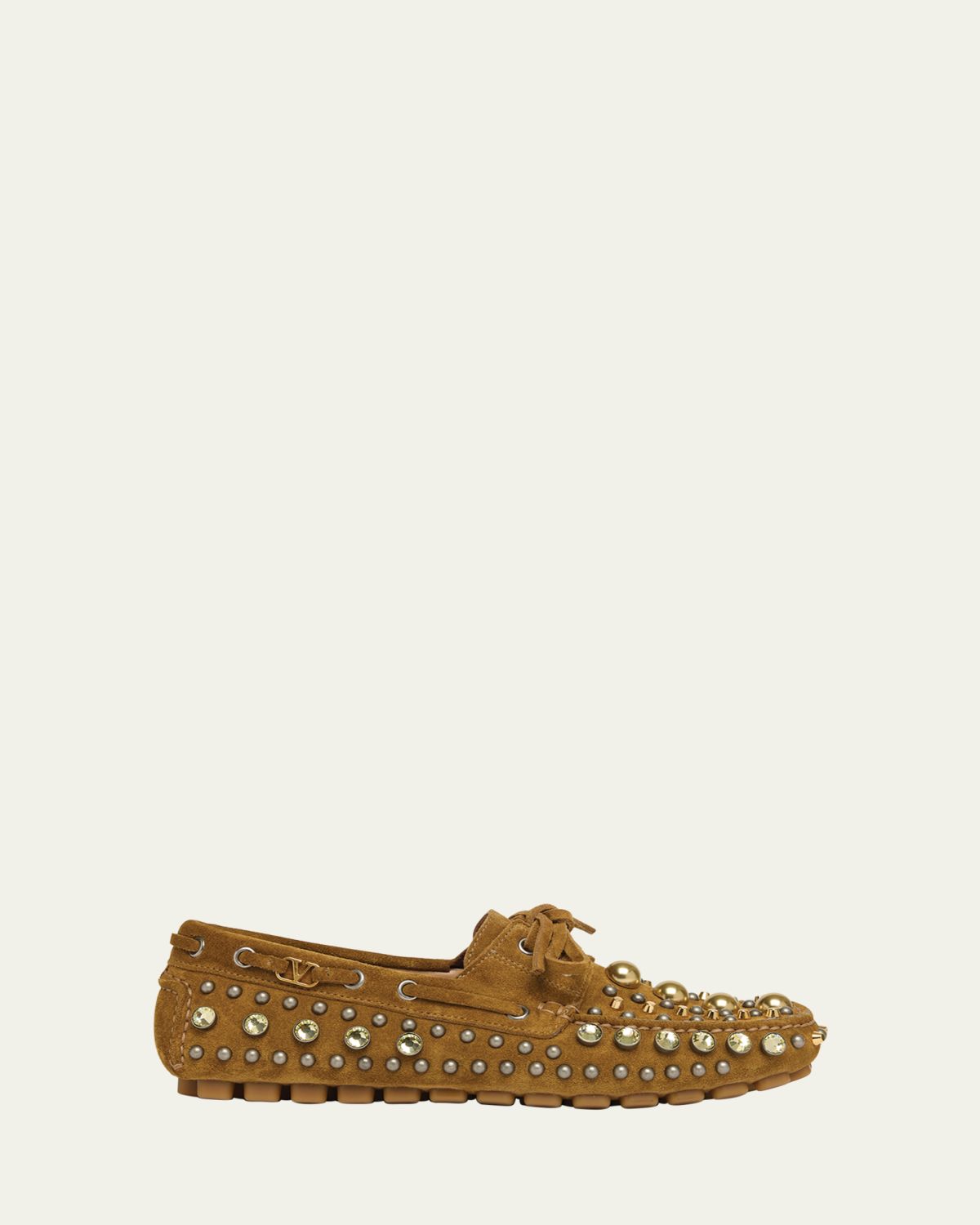 Valentino Garavani Fastaway Mix Studded Moccasins