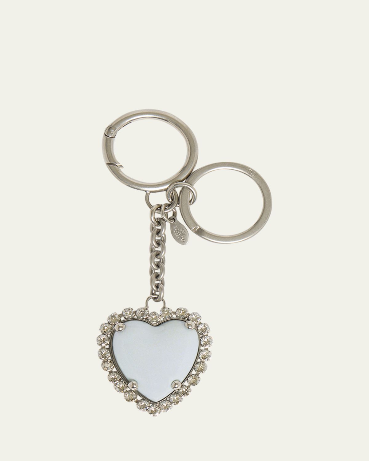 Valentino Garavani VLOGO Signatur Embellished Heart Keyring