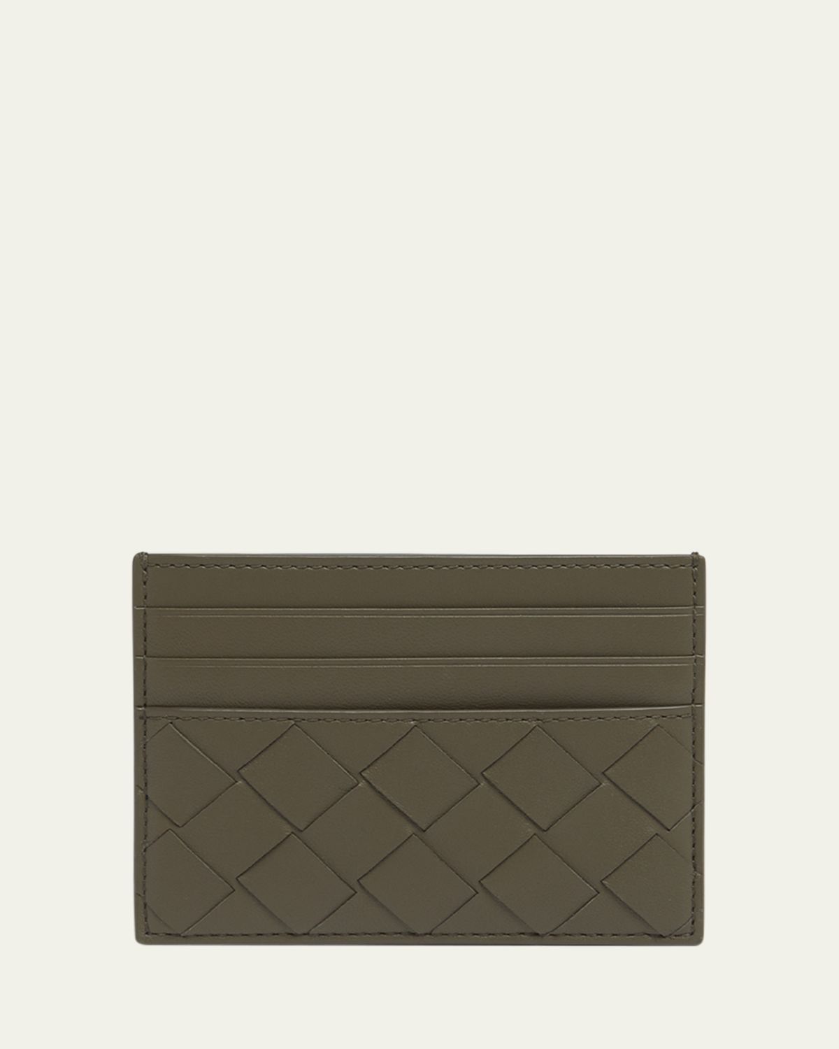 Bottega Veneta Men's Intrecciato 15 Leather Card Holder | Thumbnail 5 Bottega Veneta Men's Intrecciato 15 Leather Card Holder | Thumbnail 5