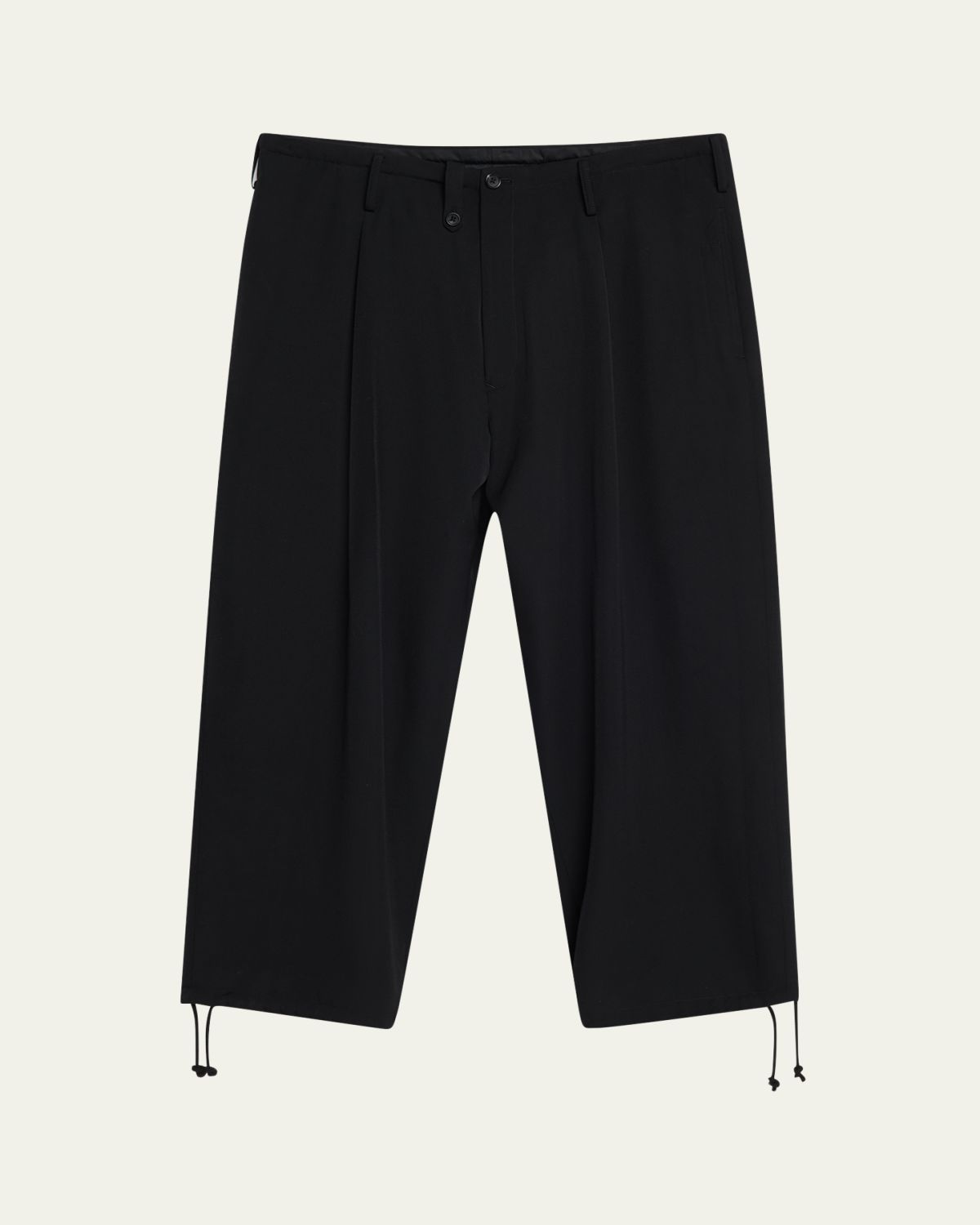 Yohji Yamamoto Men's Pleated Gabardine Pants