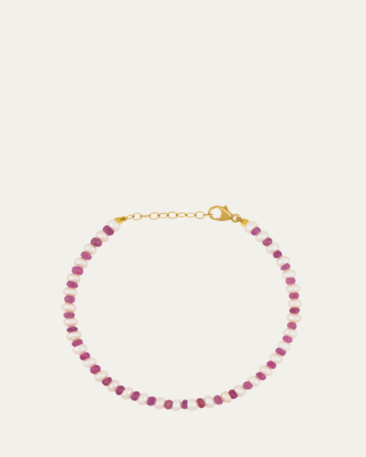 JIA JIA Ocean Connection Pink Sapphire and Pearl Bracelet