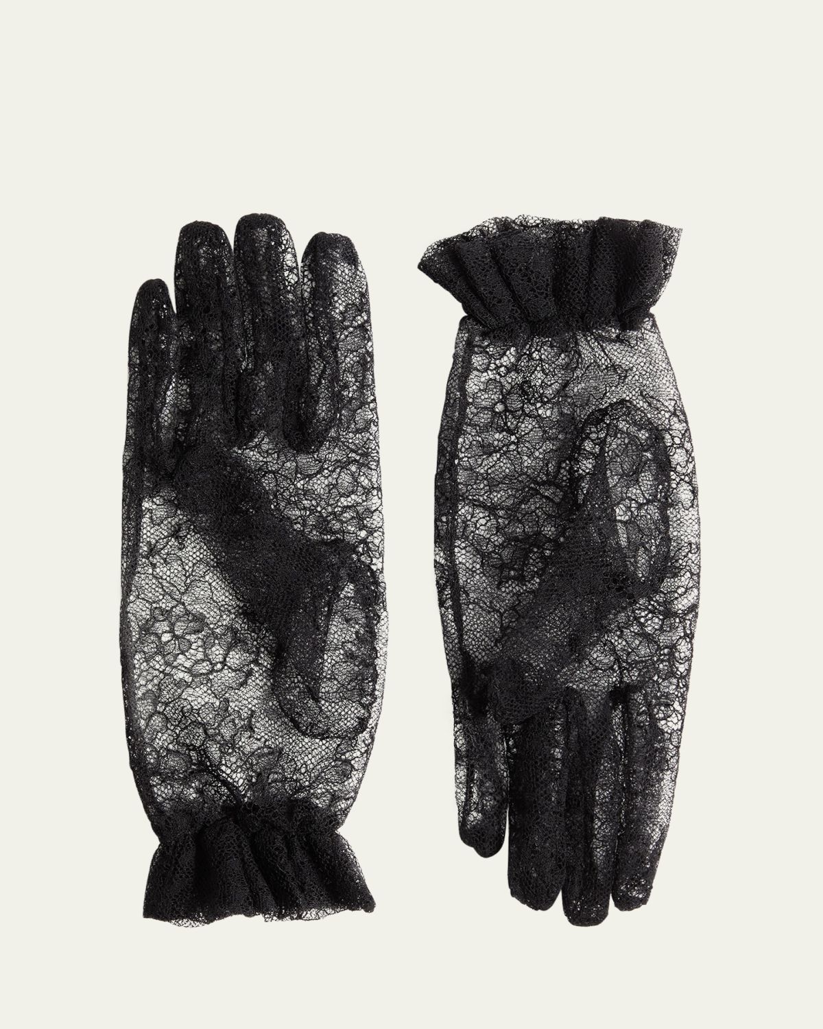 Valentino Garavani VLogo Lace Gloves