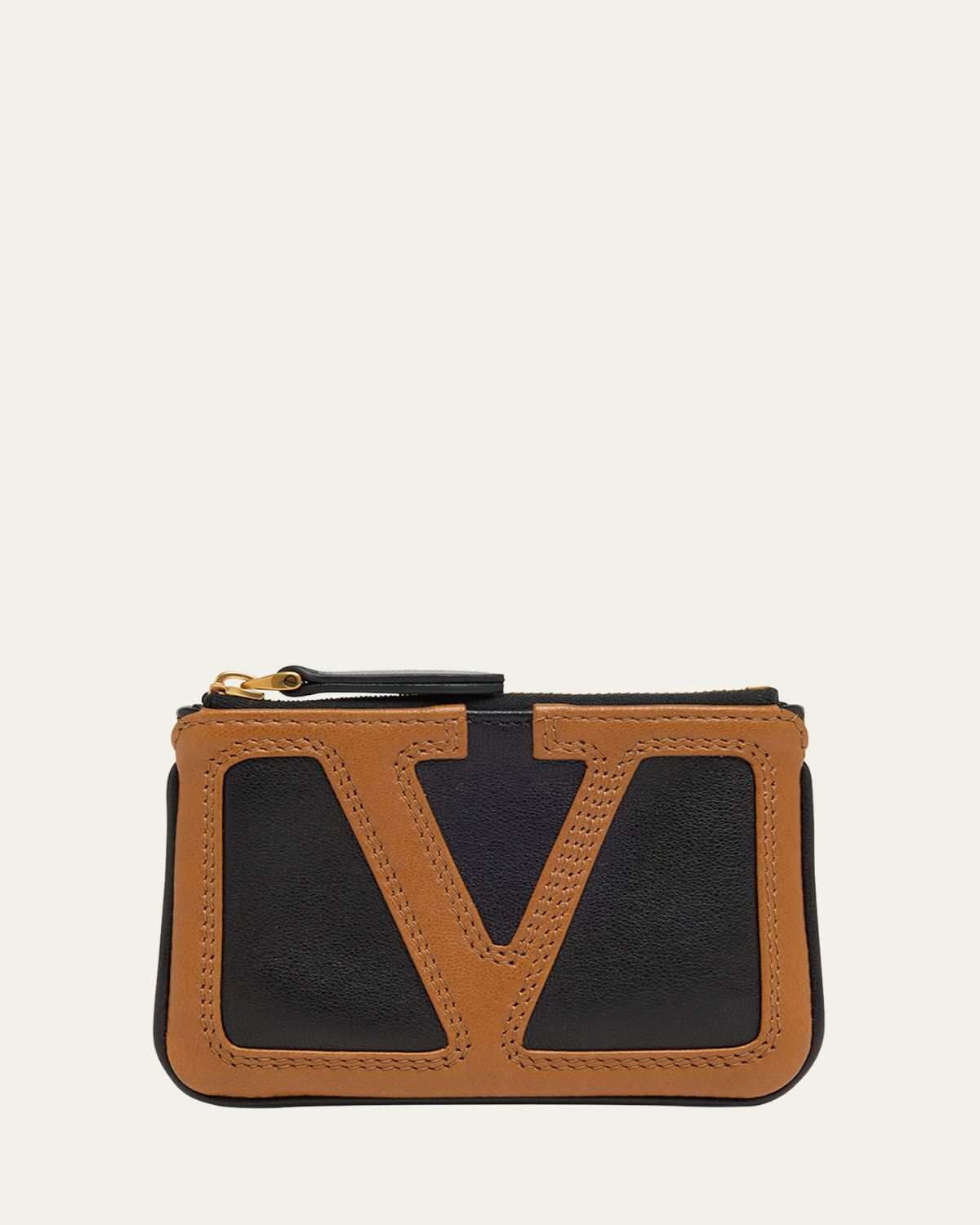 Valentino Garavani Viva Superstar Leather Card Case