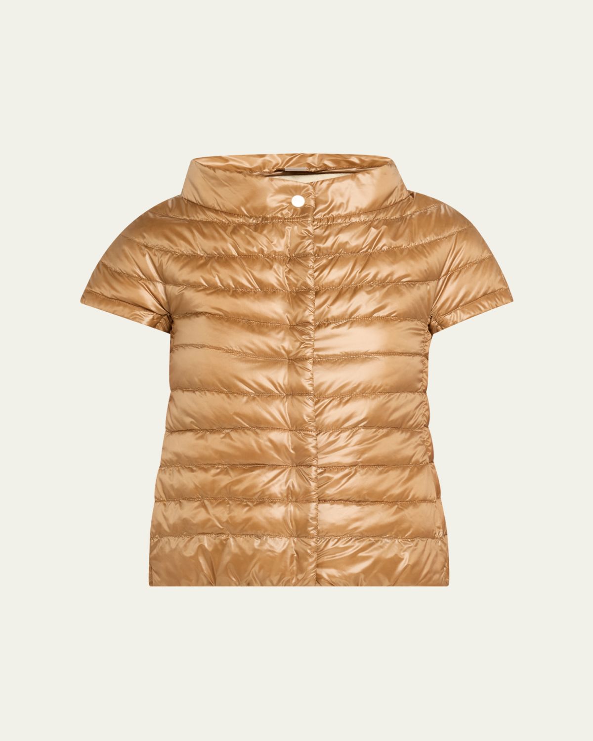 Herno Greta Cap-Sleeve Ultralight Down Cape