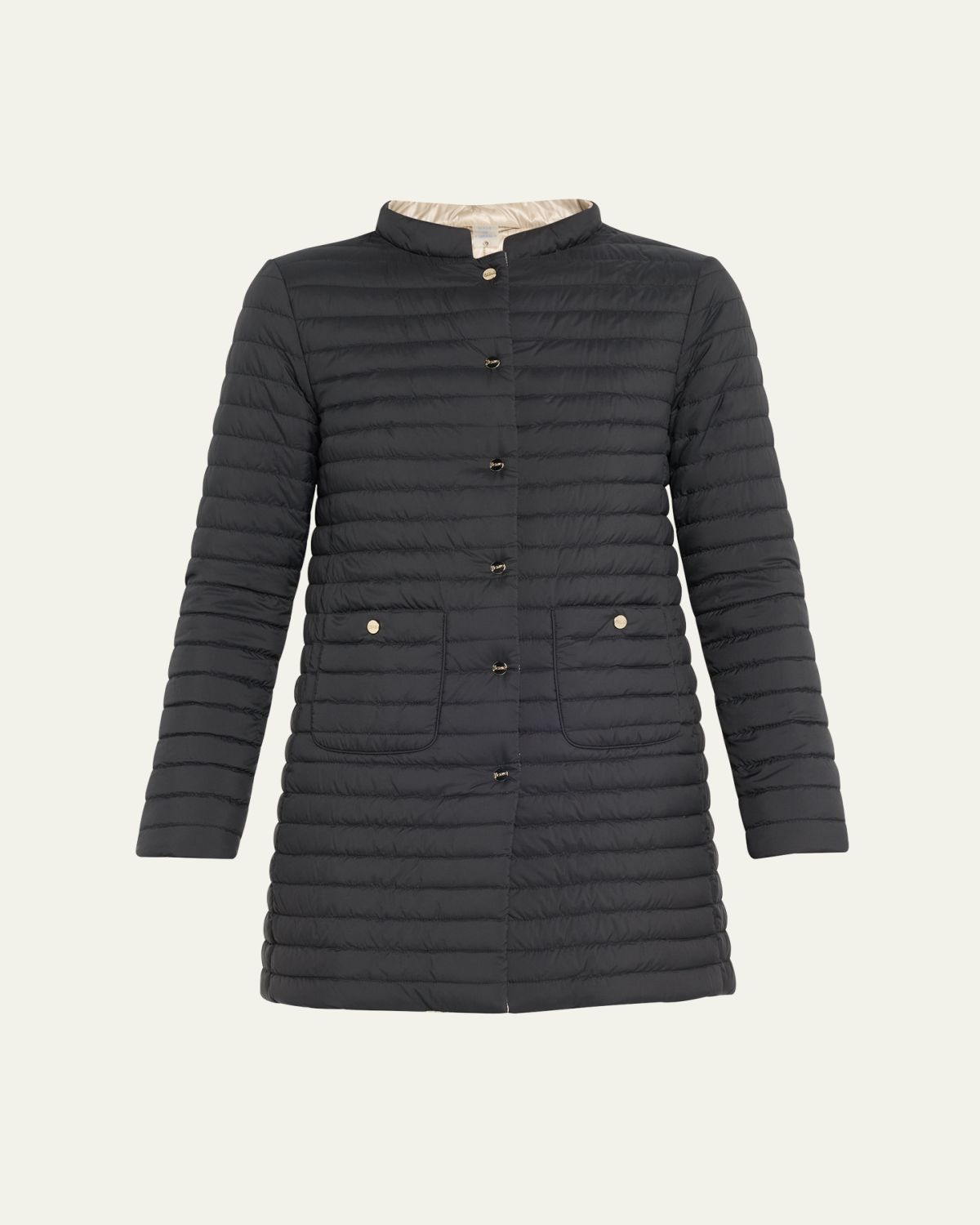 Herno Reversible A-Shape Quilted Down Jacket