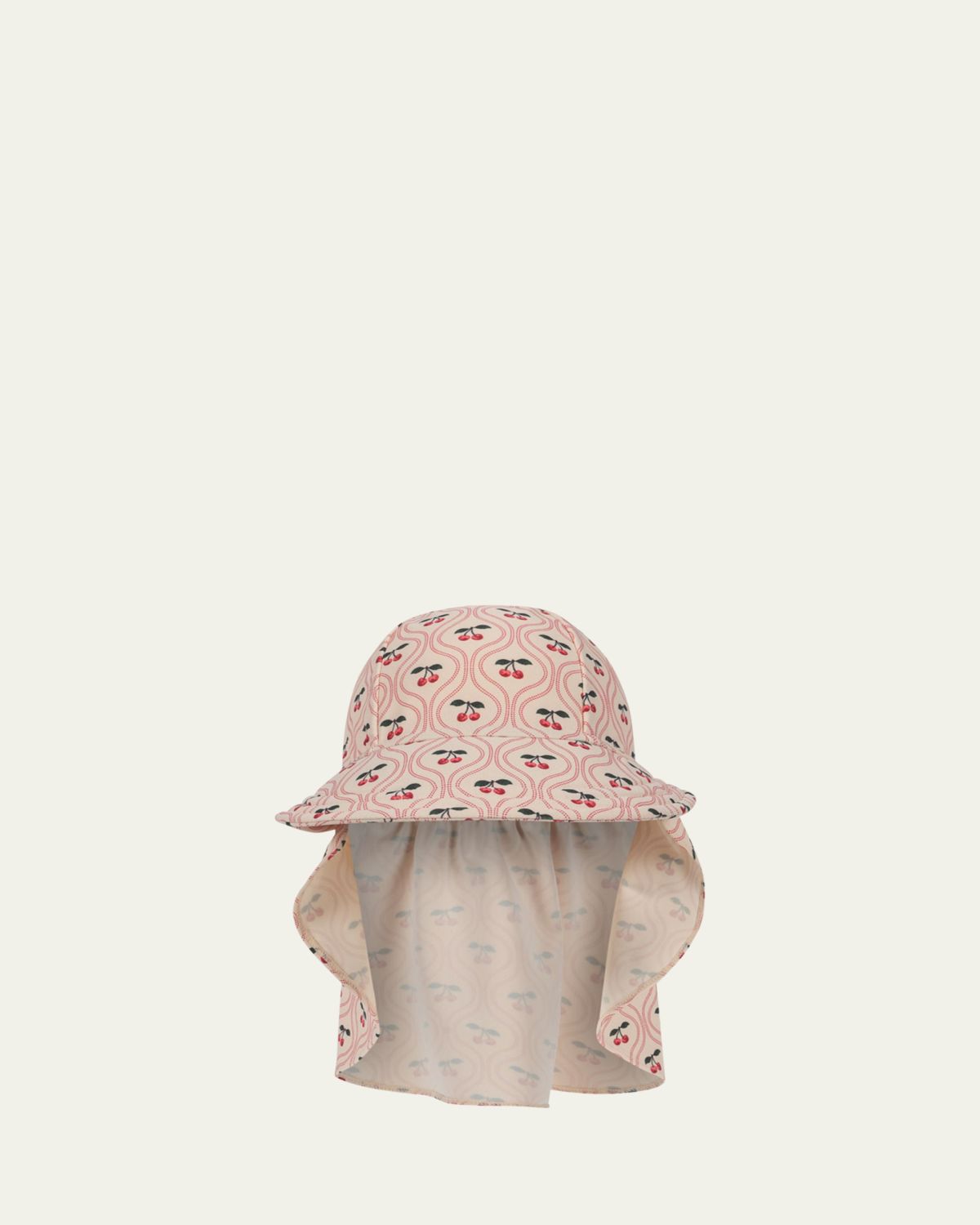 Konges Slojd Girl's Merle Cherry Sun Hat, Size Newborn-8