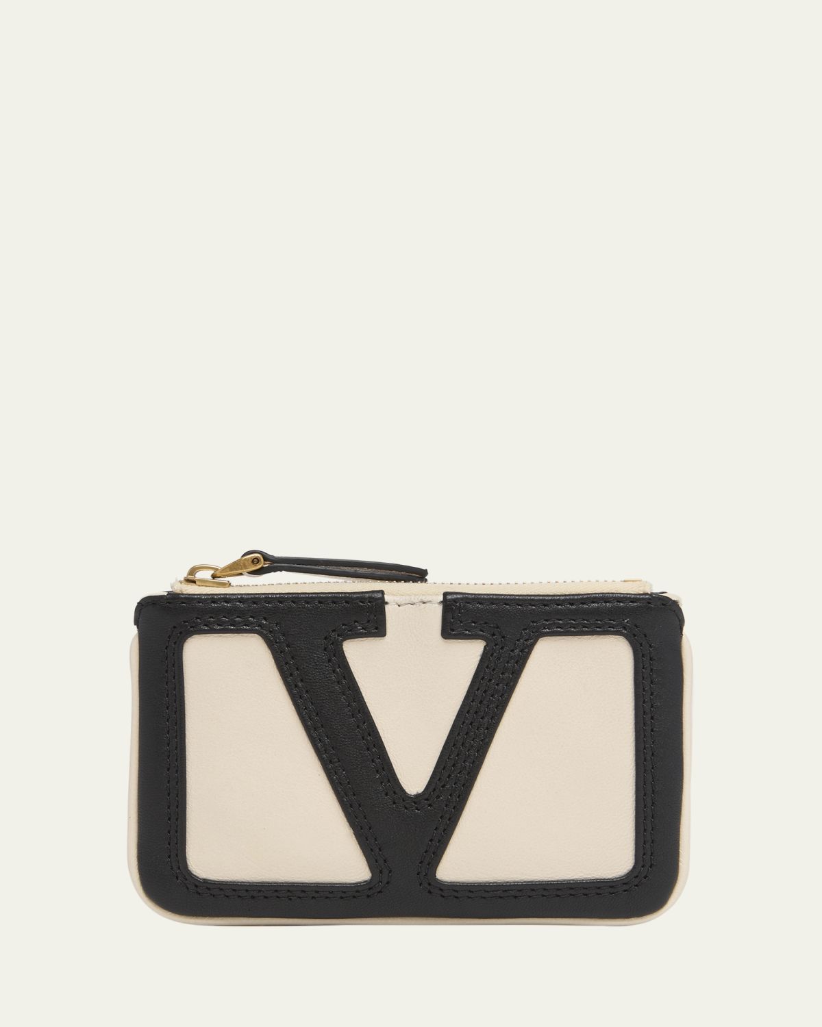 Valentino Garavani Men's Viva Superstar Leather Keyring Zip Pouch