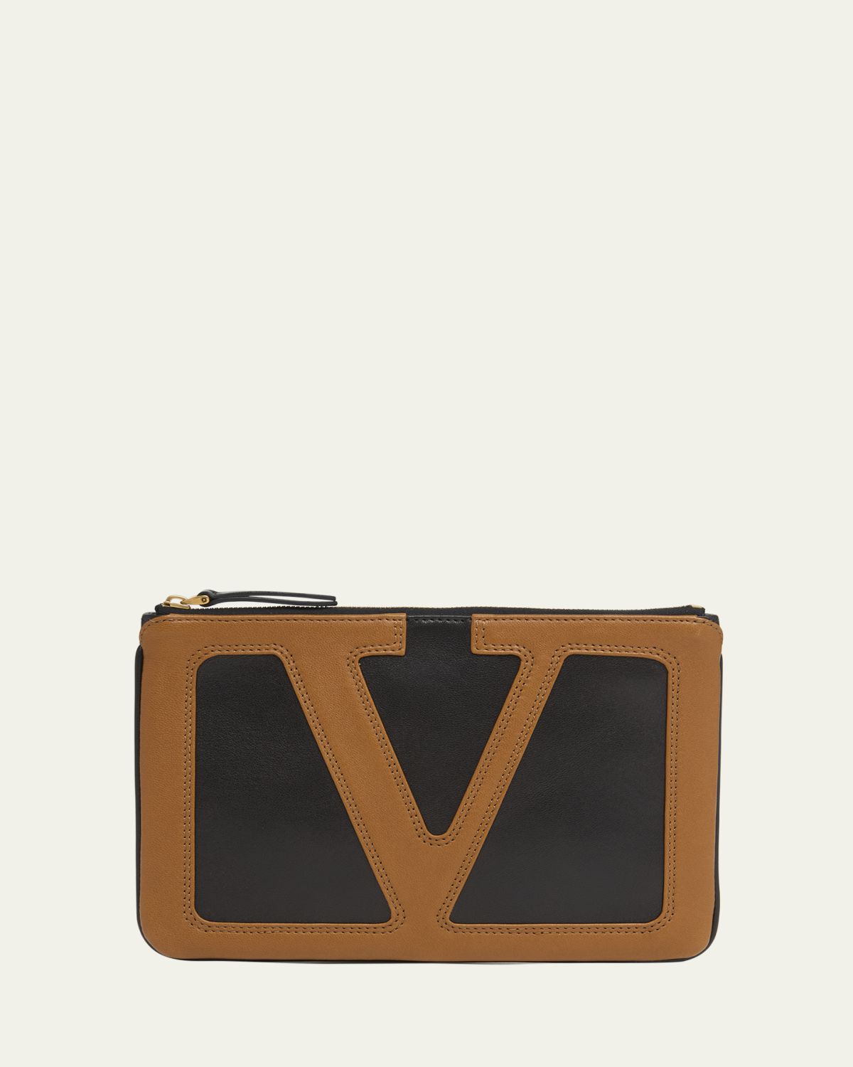 Valentino Garavani Men's Viva Superstar Leather Zip Pouch