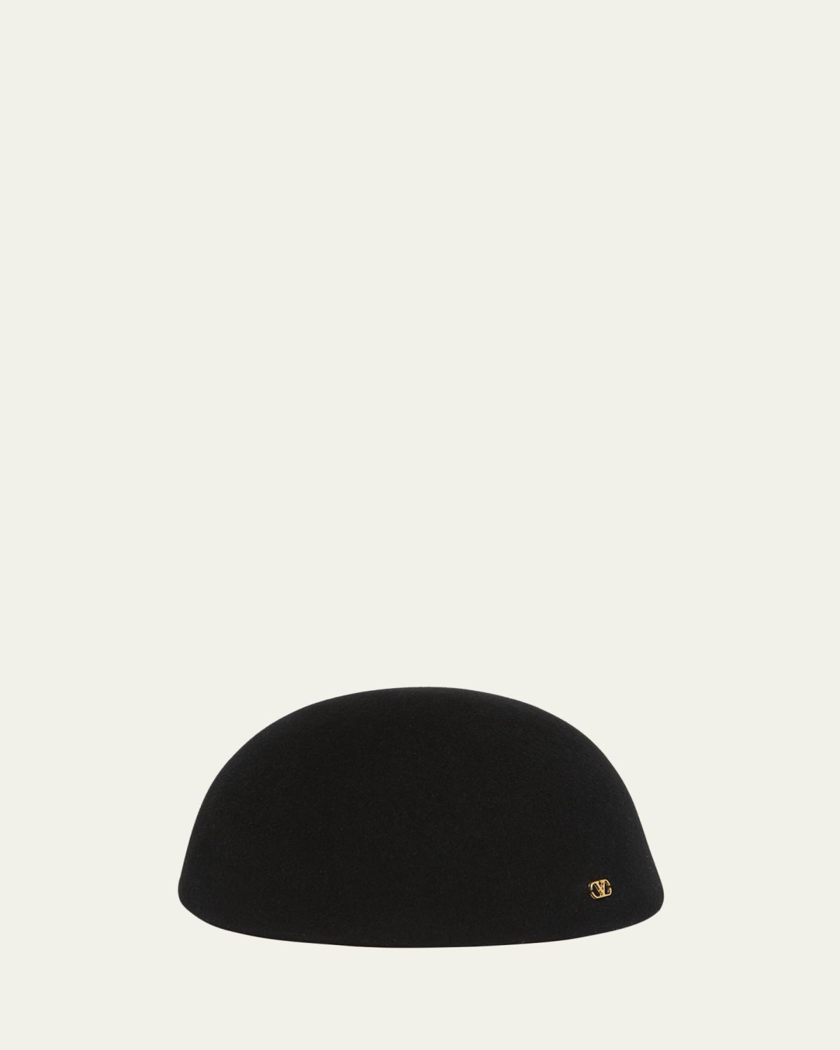 Valentino Garavani Men's VLogo Signature Wool Beret | Thumbnail 3
