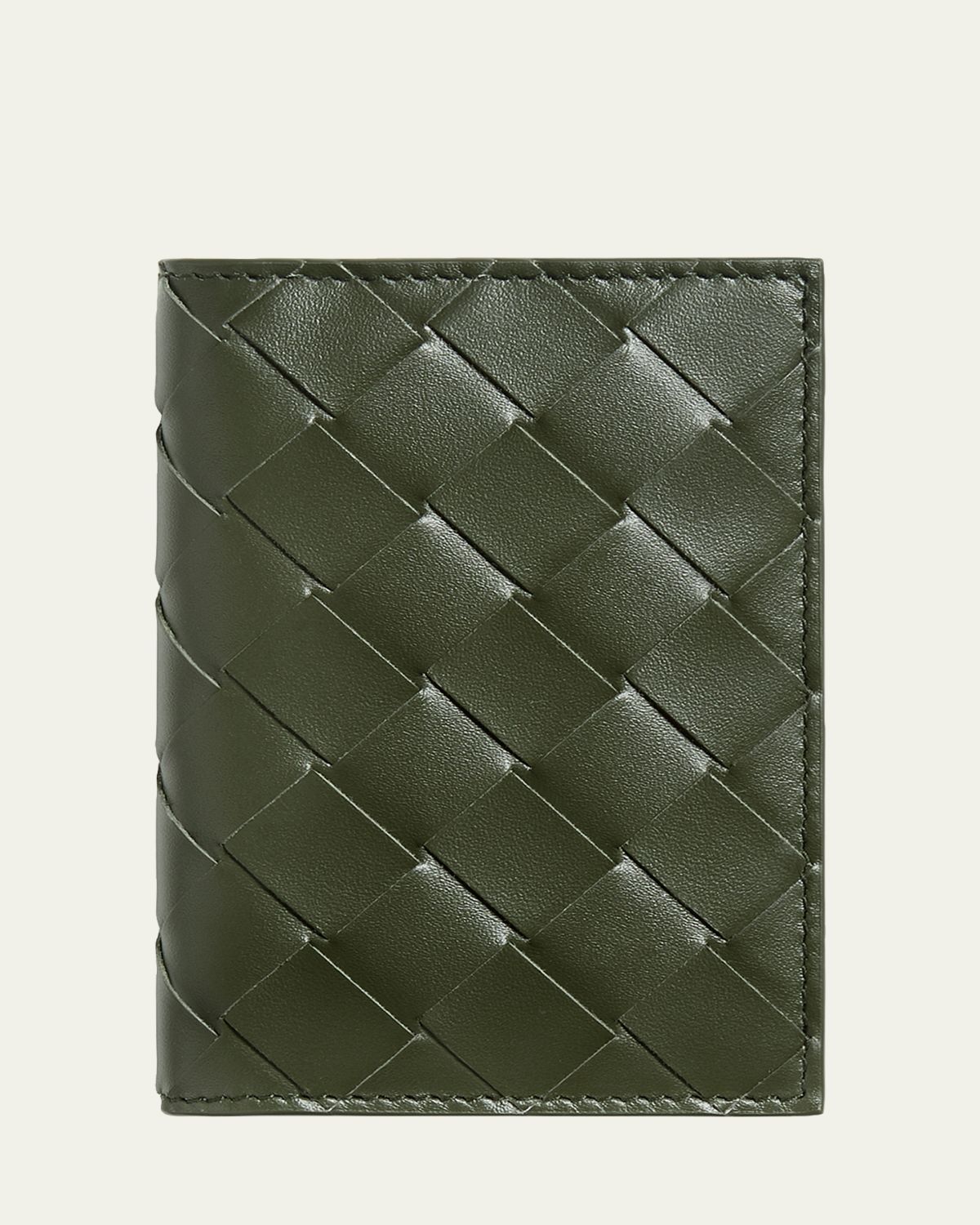 Bottega Veneta Men's Intrecciato Leather Flap Card Case | Thumbnail 4 Bottega Veneta Men's Intrecciato Leather Flap Card Case | Thumbnail 4