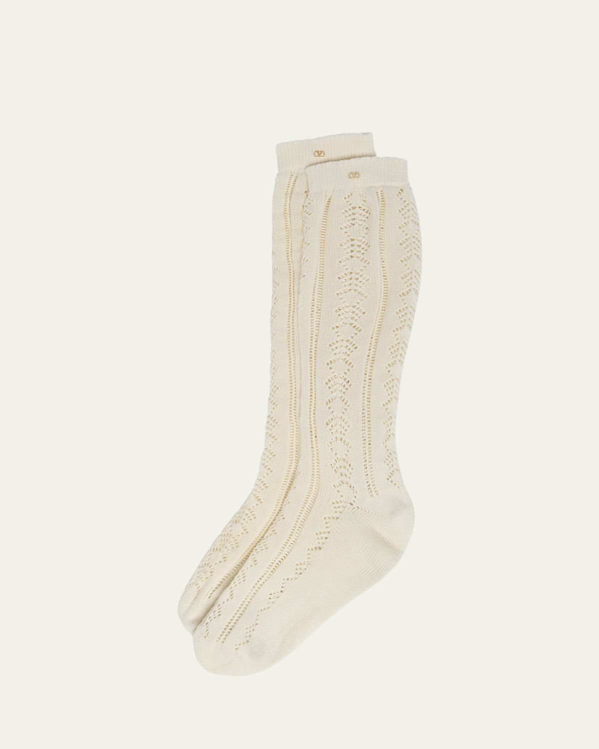 Valentino Garavani Men's Calze Cotton Crew Socks