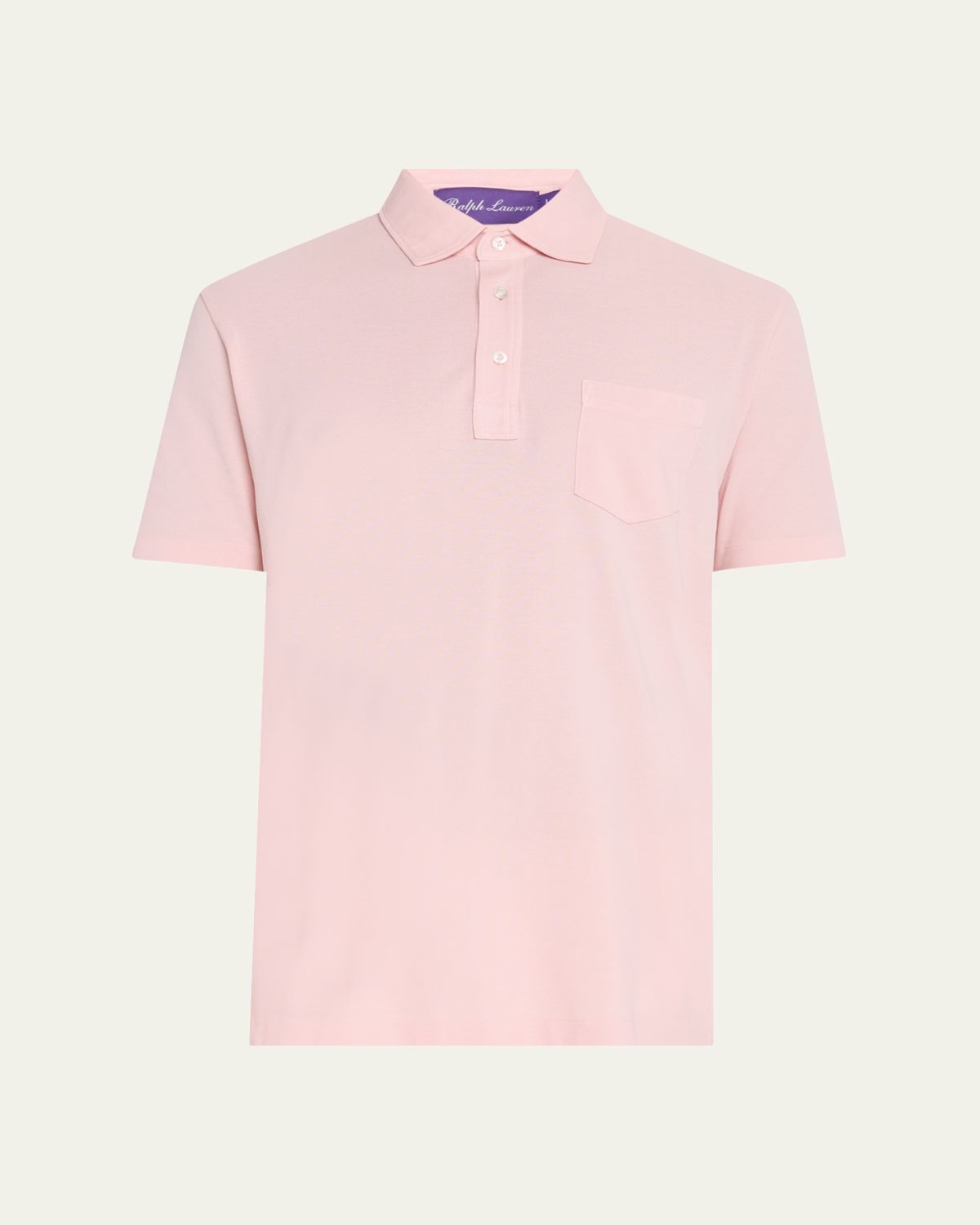 Ralph Lauren Purple Label Men's Custom Slim Pique Polo Shirt