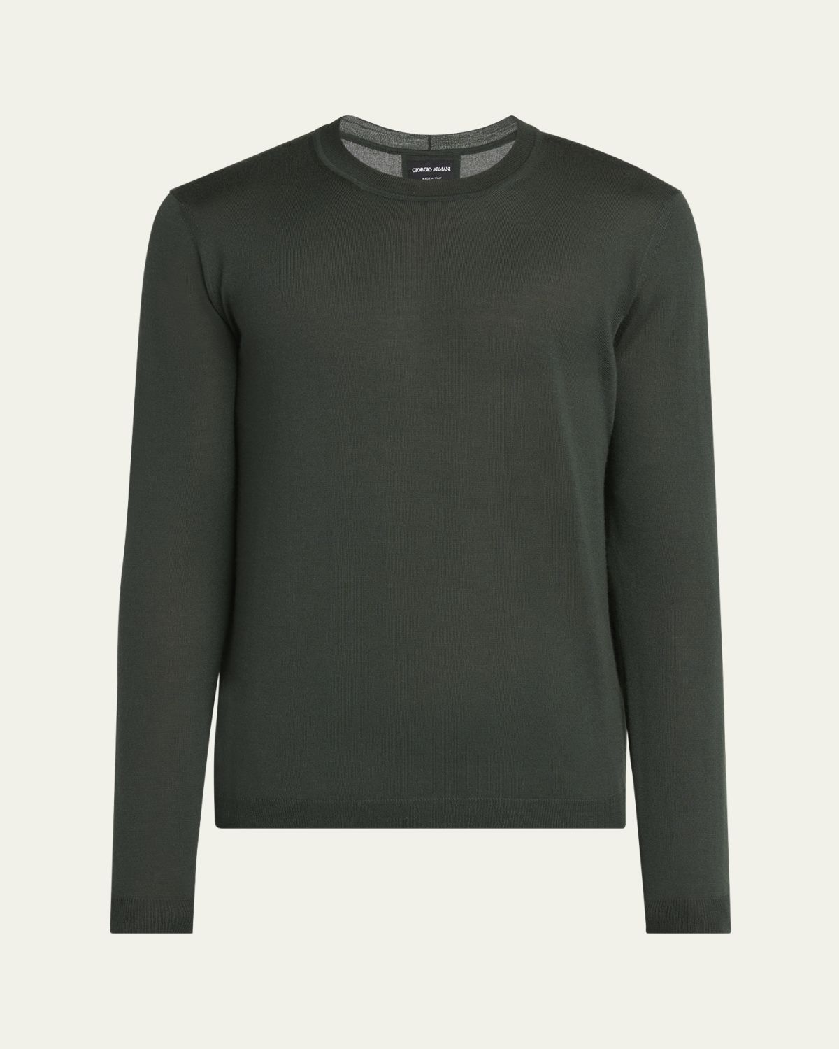Giorgio Armani Men's Cashmere Knit Crewneck Sweater