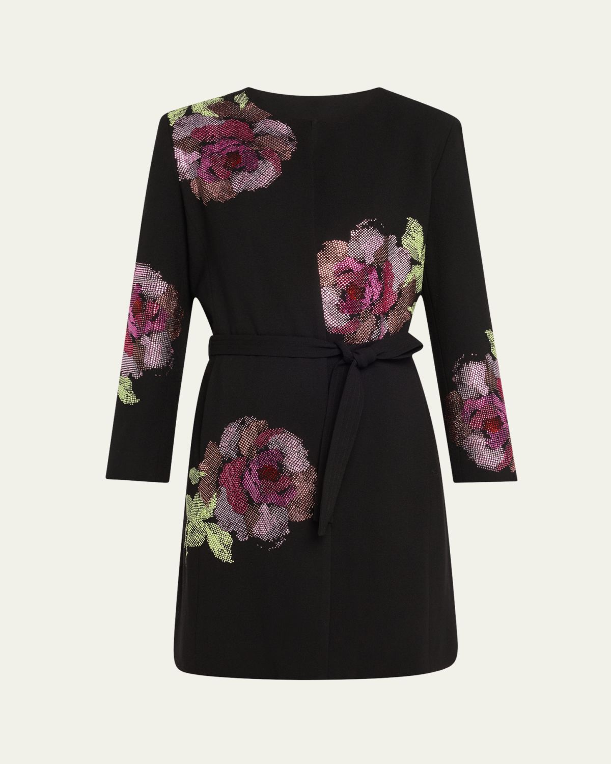 Libertine American Beauty Belted Collarless Coat