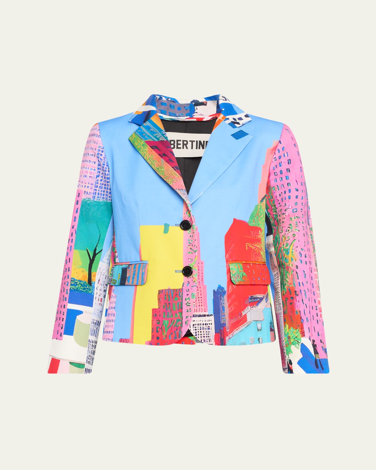 Libertine NYC Print Single-Breasted Short Jacket | Thumbnail 6 Libertine NYC Print Single-Breasted Short Jacket | Thumbnail 6