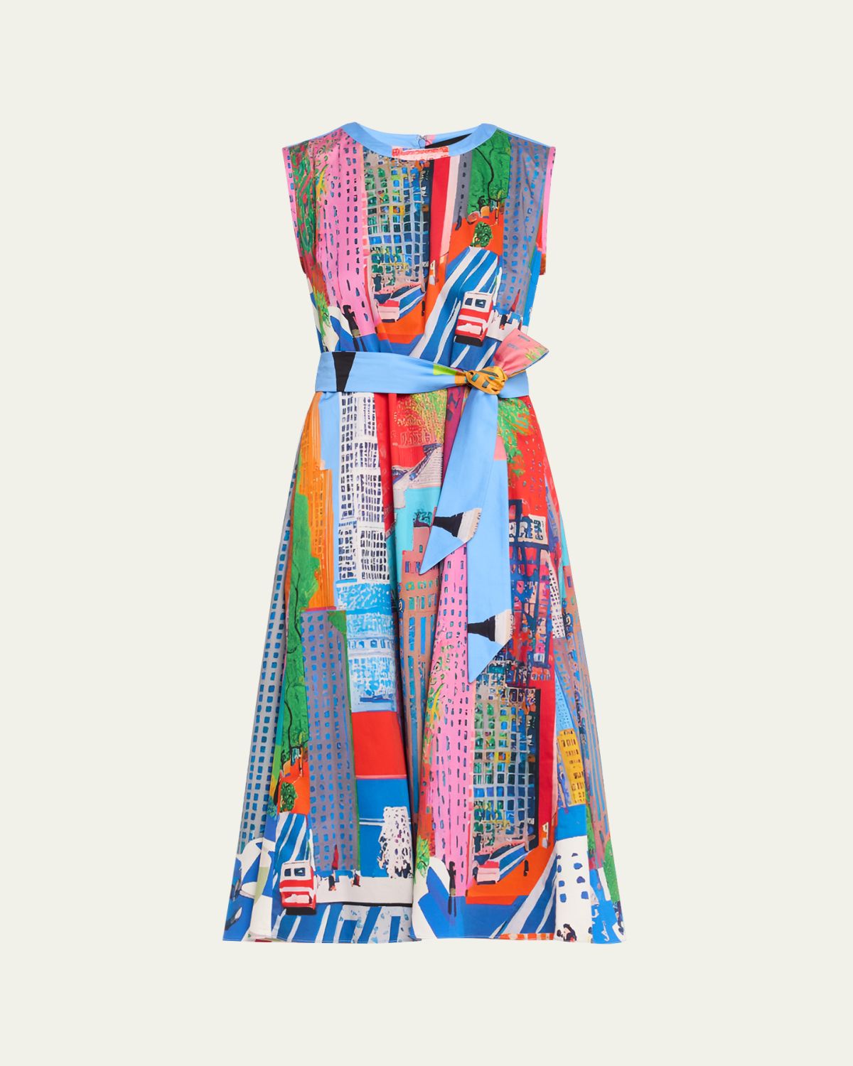 Libertine NYC Lady Printed Sleeveless Midi Dress