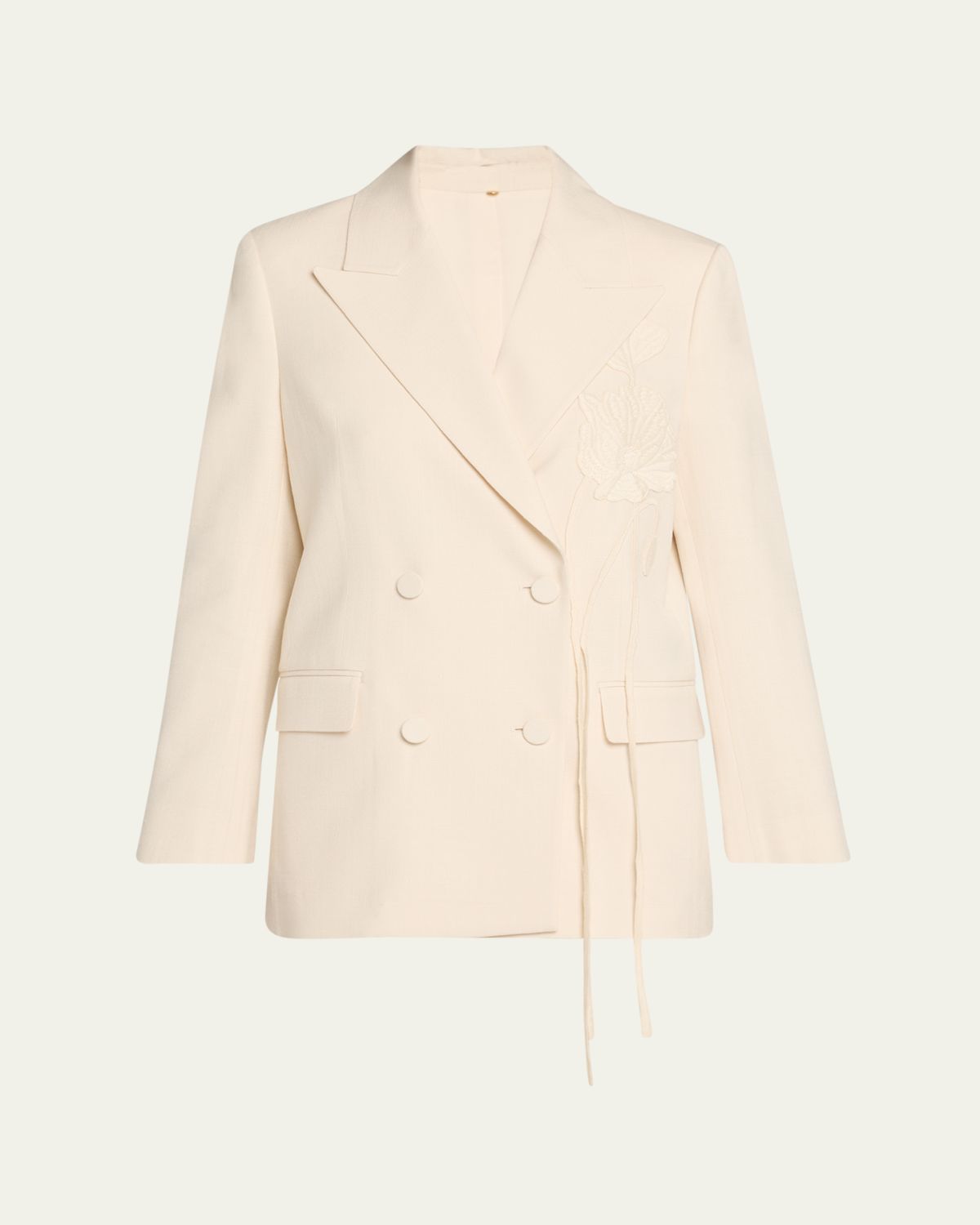 Kobi Halperin Hero Embroidered Double-Breasted Jacket