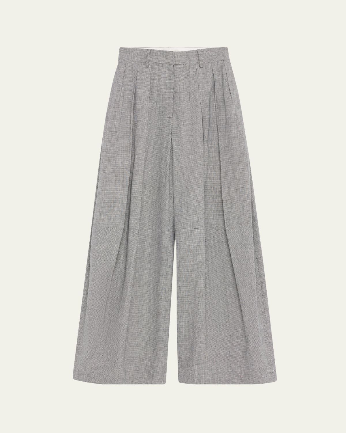 anOnlyChild Stona Mini Houndstooth Pleated Pants