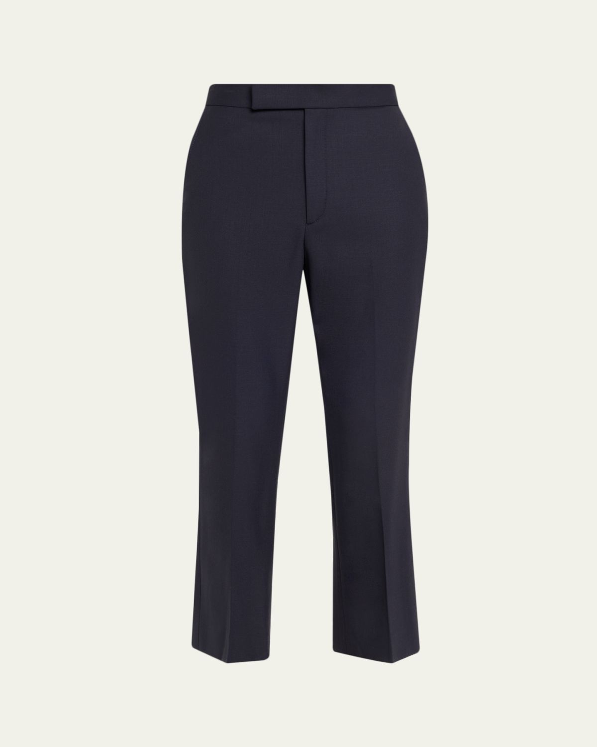 MARIA MCMANUS High-Rise Straight-Leg Crop Trousers