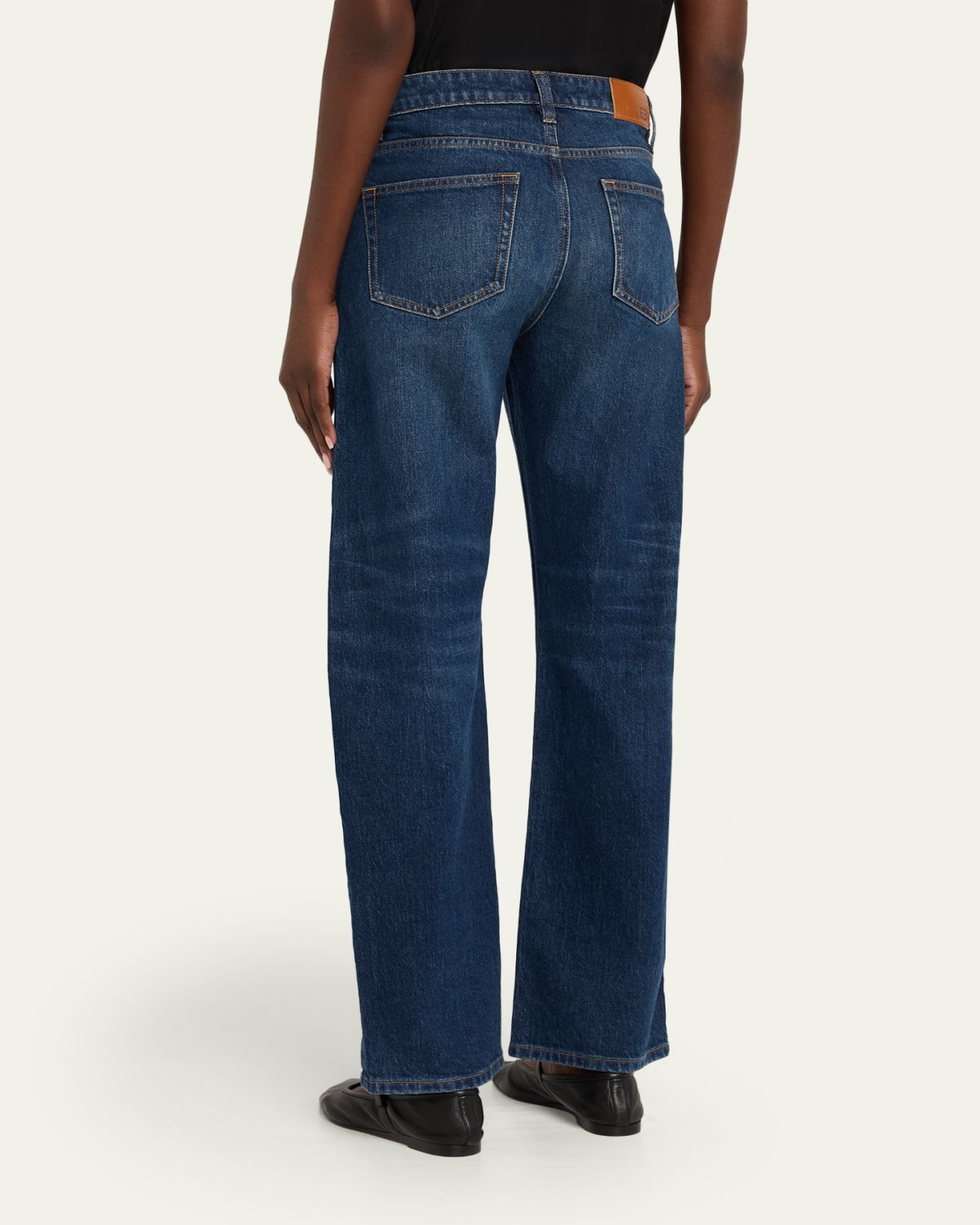 EB DENIM Alida Mid-Rise Loose Bowed Jeans | Thumbnail 3 EB DENIM Alida Mid-Rise Loose Bowed Jeans | Thumbnail 3