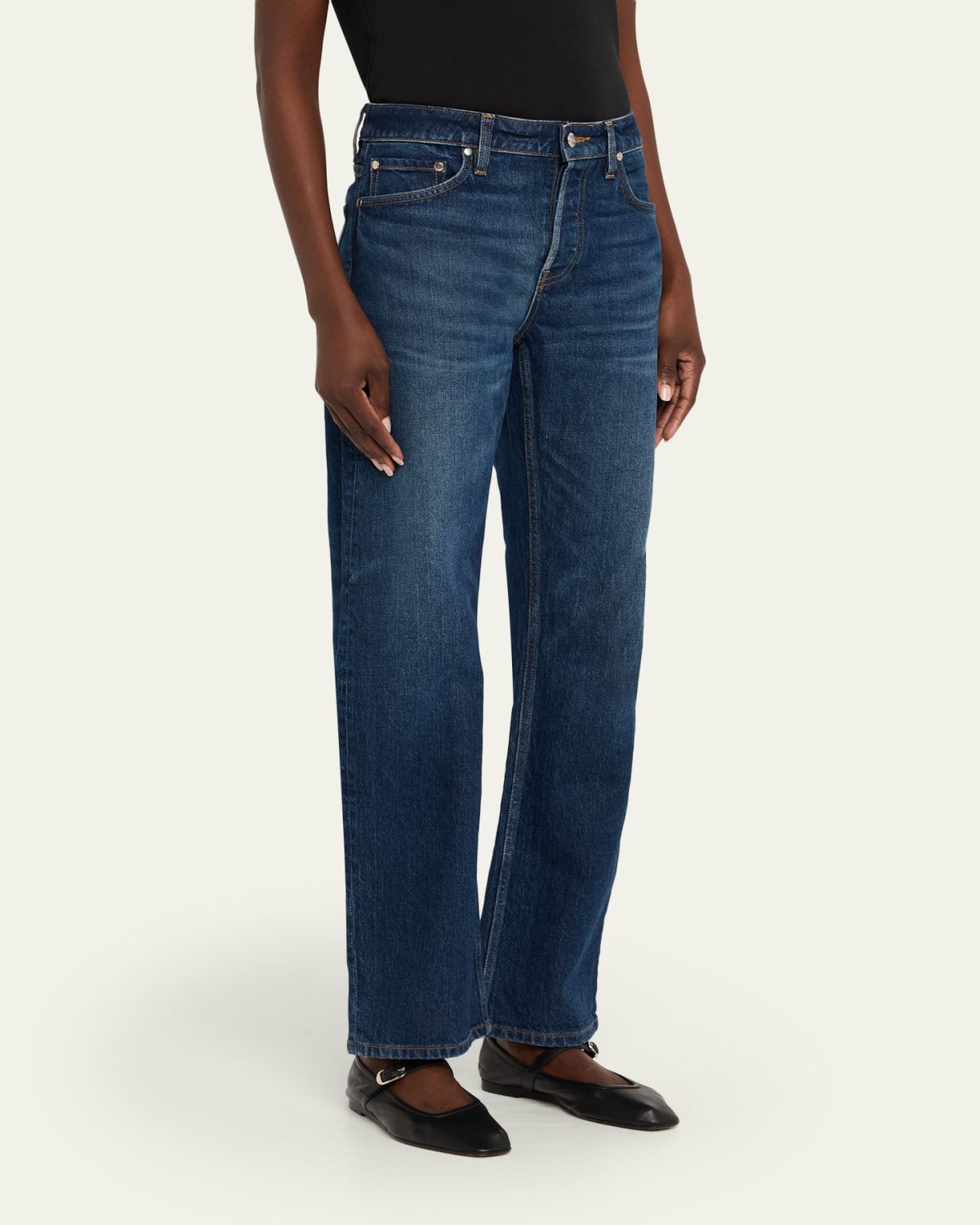 EB DENIM Alida Mid-Rise Loose Bowed Jeans | Thumbnail 4 EB DENIM Alida Mid-Rise Loose Bowed Jeans | Thumbnail 4