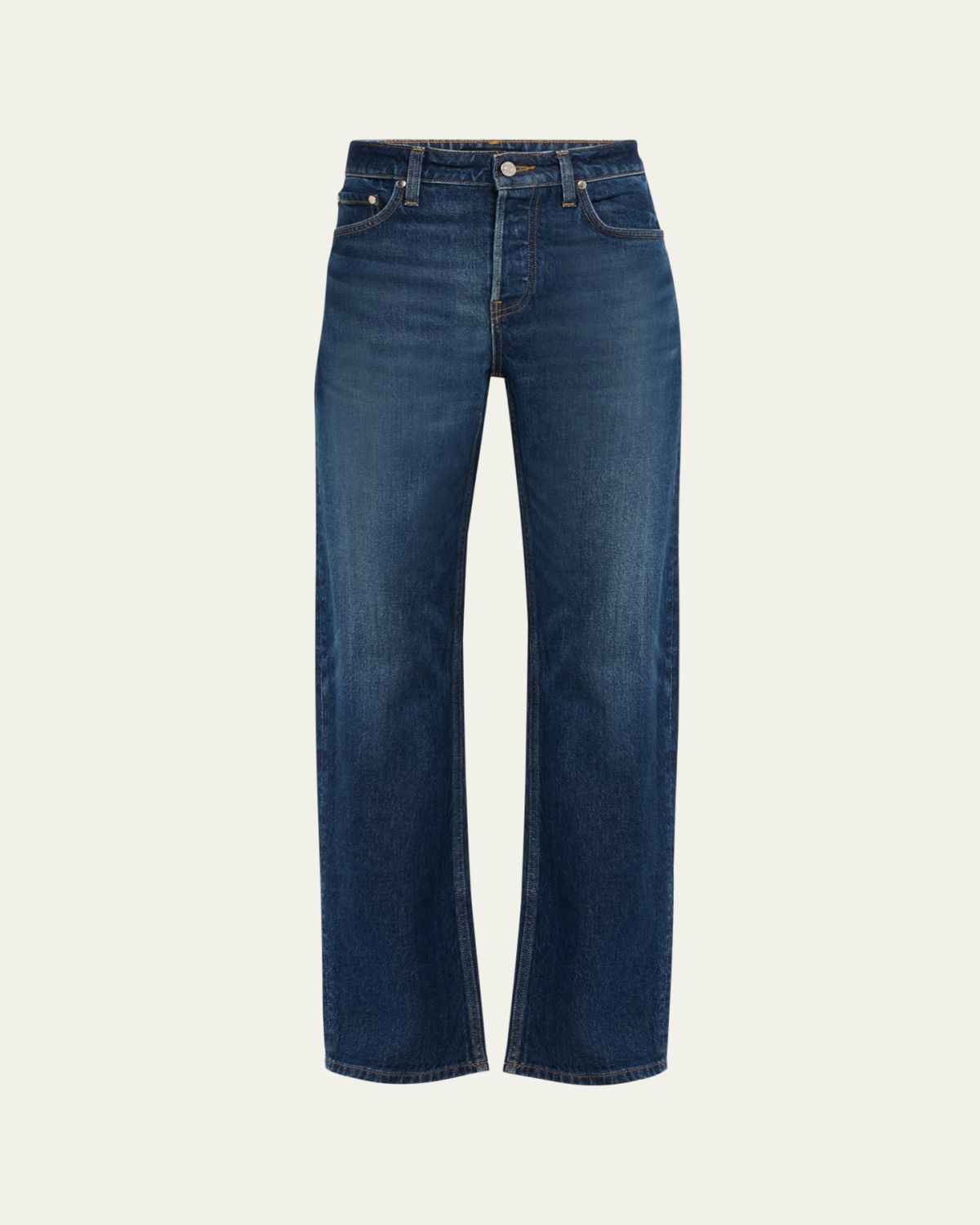 EB DENIM Alida Mid-Rise Loose Bowed Jeans