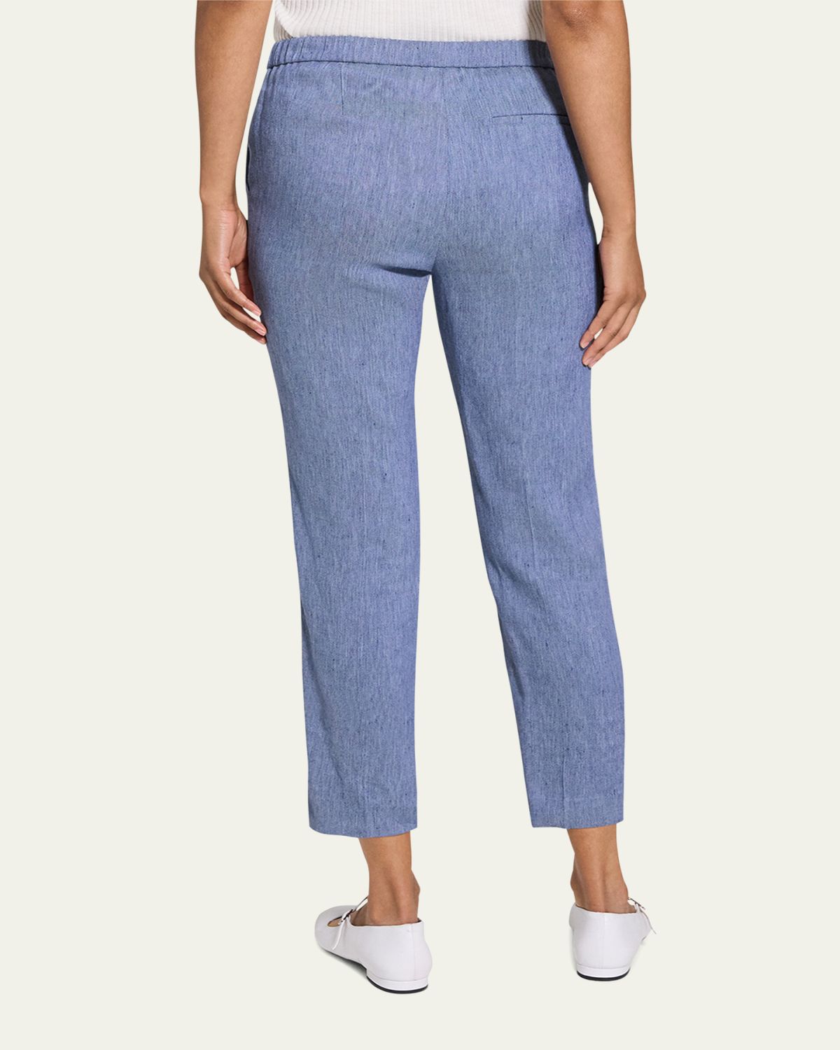 Theory Treeca Pull-On Ankle Pants | Thumbnail 3 Theory Treeca Pull-On Ankle Pants | Thumbnail 3