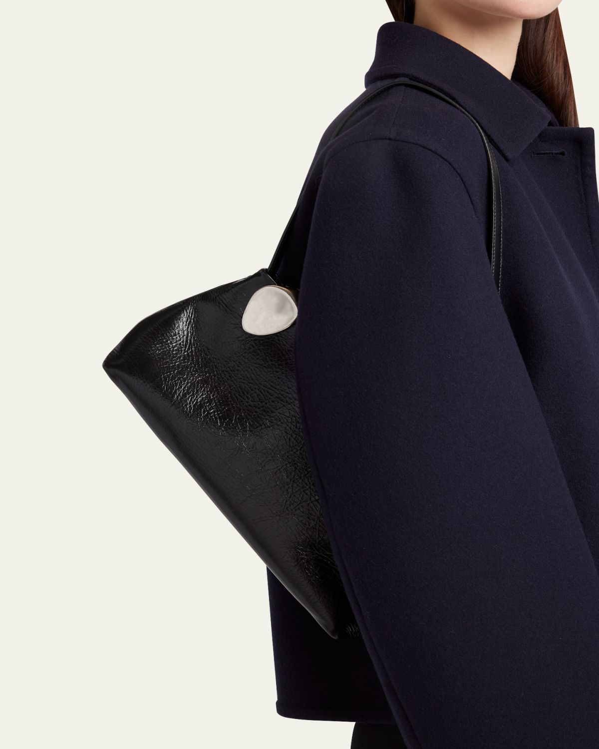 Jil Sander Jewel Calfskin Leather Shoulder Bag | Thumbnail 2