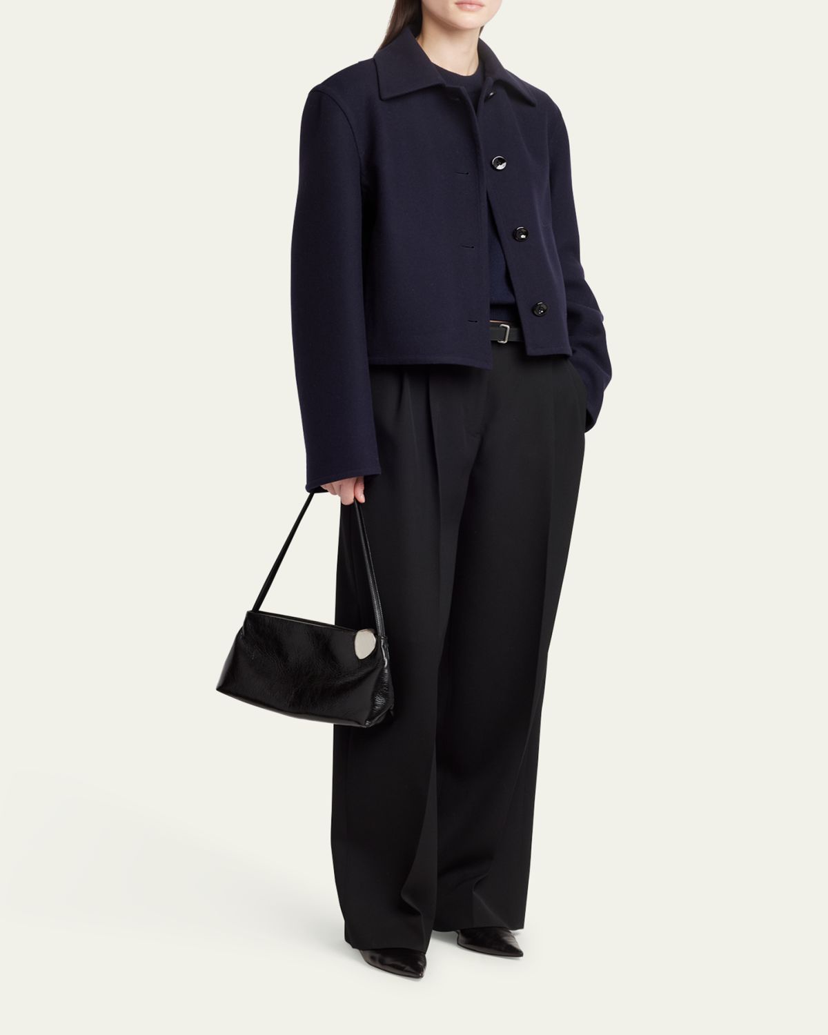 Jil Sander Jewel Calfskin Leather Shoulder Bag | Thumbnail 5