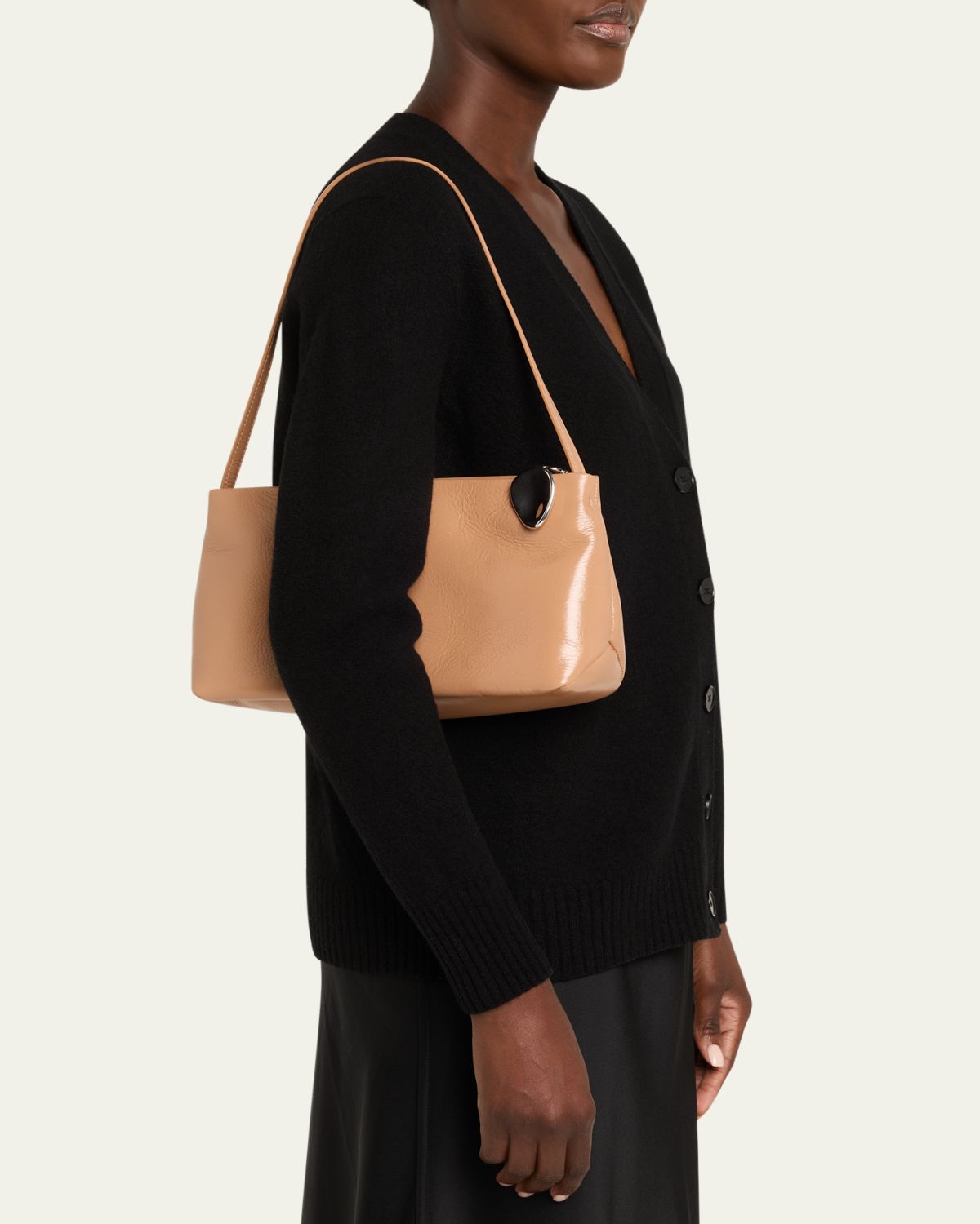 Jil Sander Jewel Calfskin Leather Shoulder Bag | Thumbnail 6