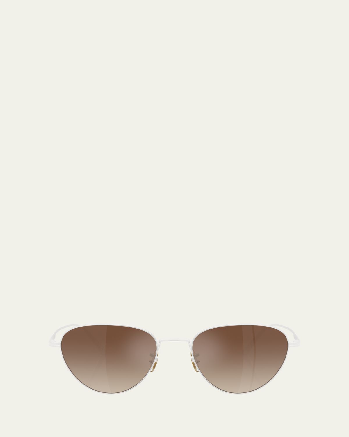 KHAITE x Oliver Peoples 1991C Steel Aviator Sunglasses | Thumbnail 4 KHAITE x Oliver Peoples 1991C Steel Aviator Sunglasses | Thumbnail 4