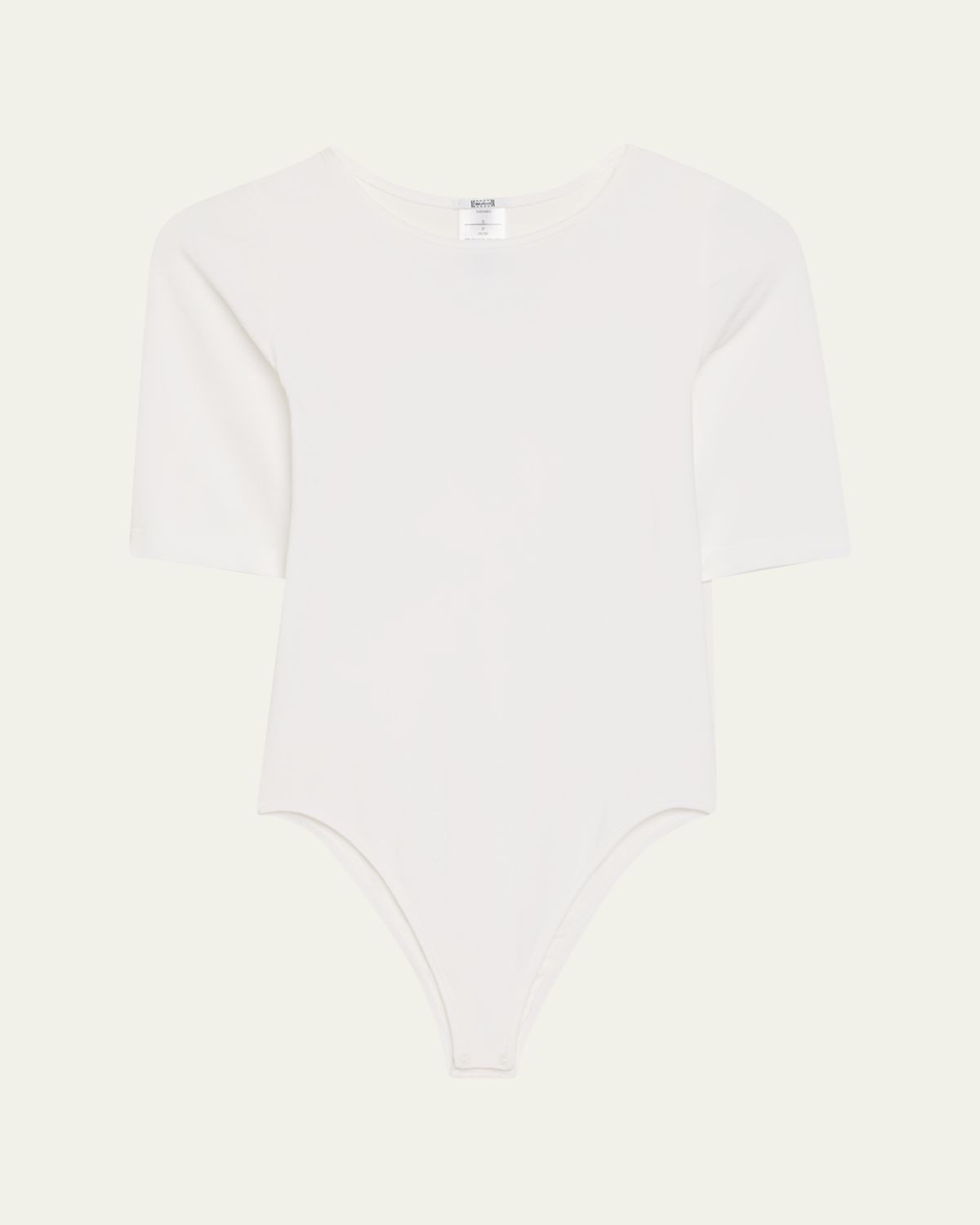 Wolford Bahamas Short-Sleeve Crewneck Bodysuit