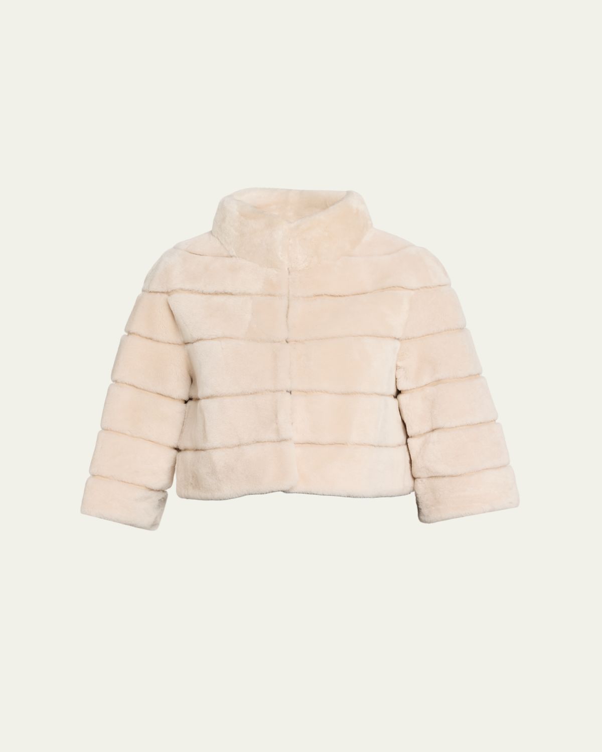 Gorski Lamb Shearling Bolero Jacket