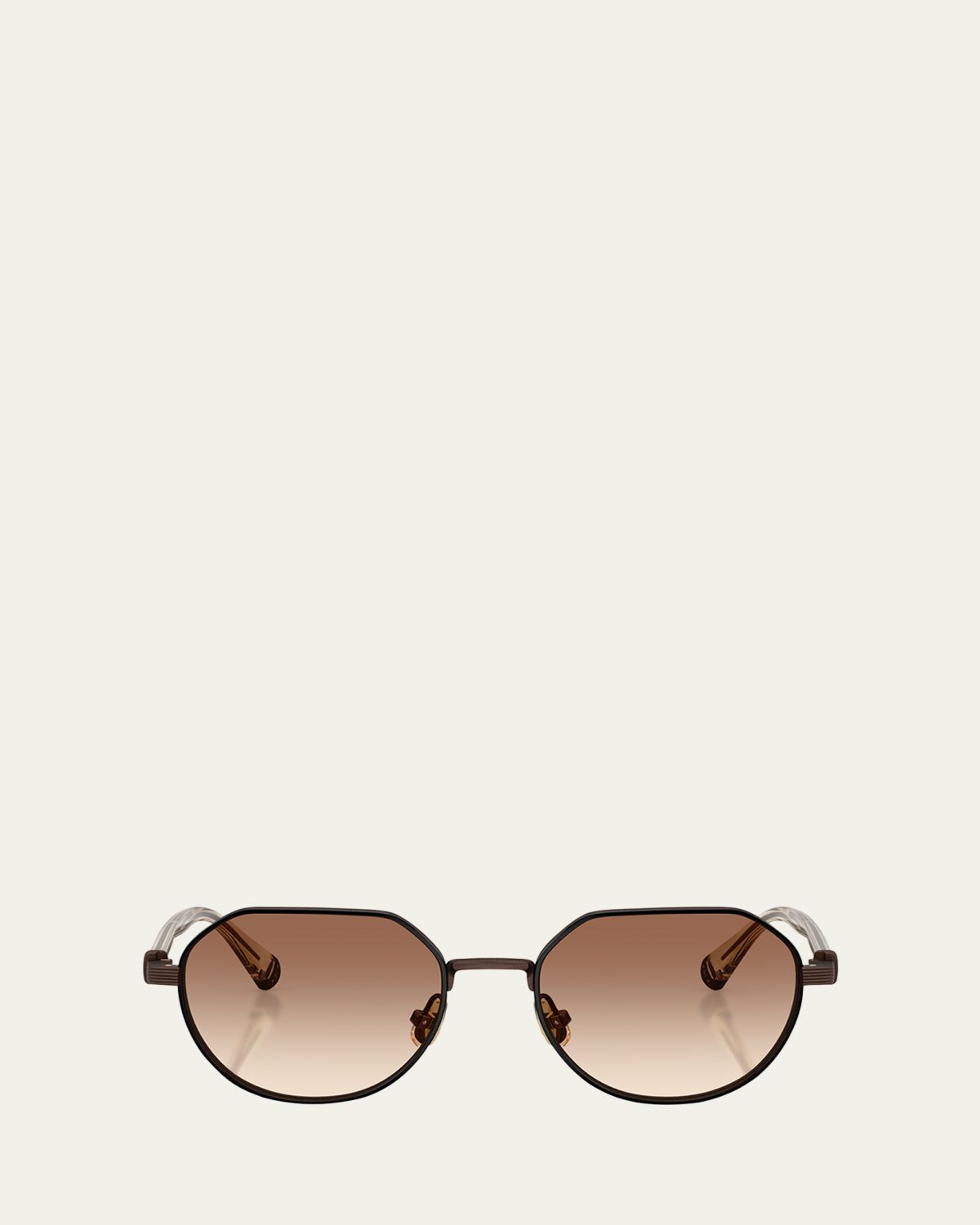 Brunello Cucinelli BC1007T Round Titanium Sunglasses | Thumbnail 4 Brunello Cucinelli BC1007T Round Titanium Sunglasses | Thumbnail 4
