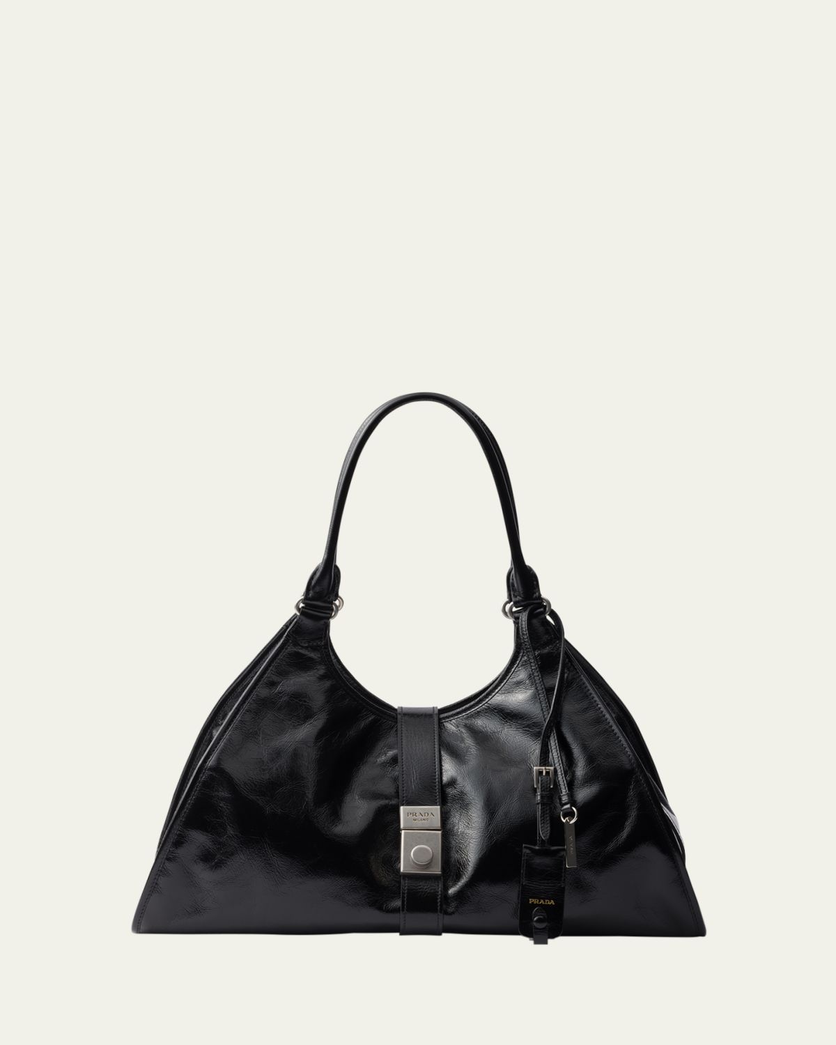 Prada Soft Leather Shoulder Bag