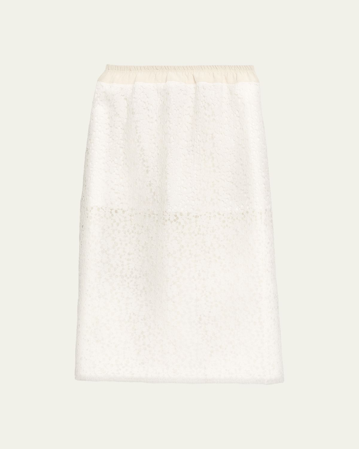 MARIA MCMANUS Lace Ruched Skirt