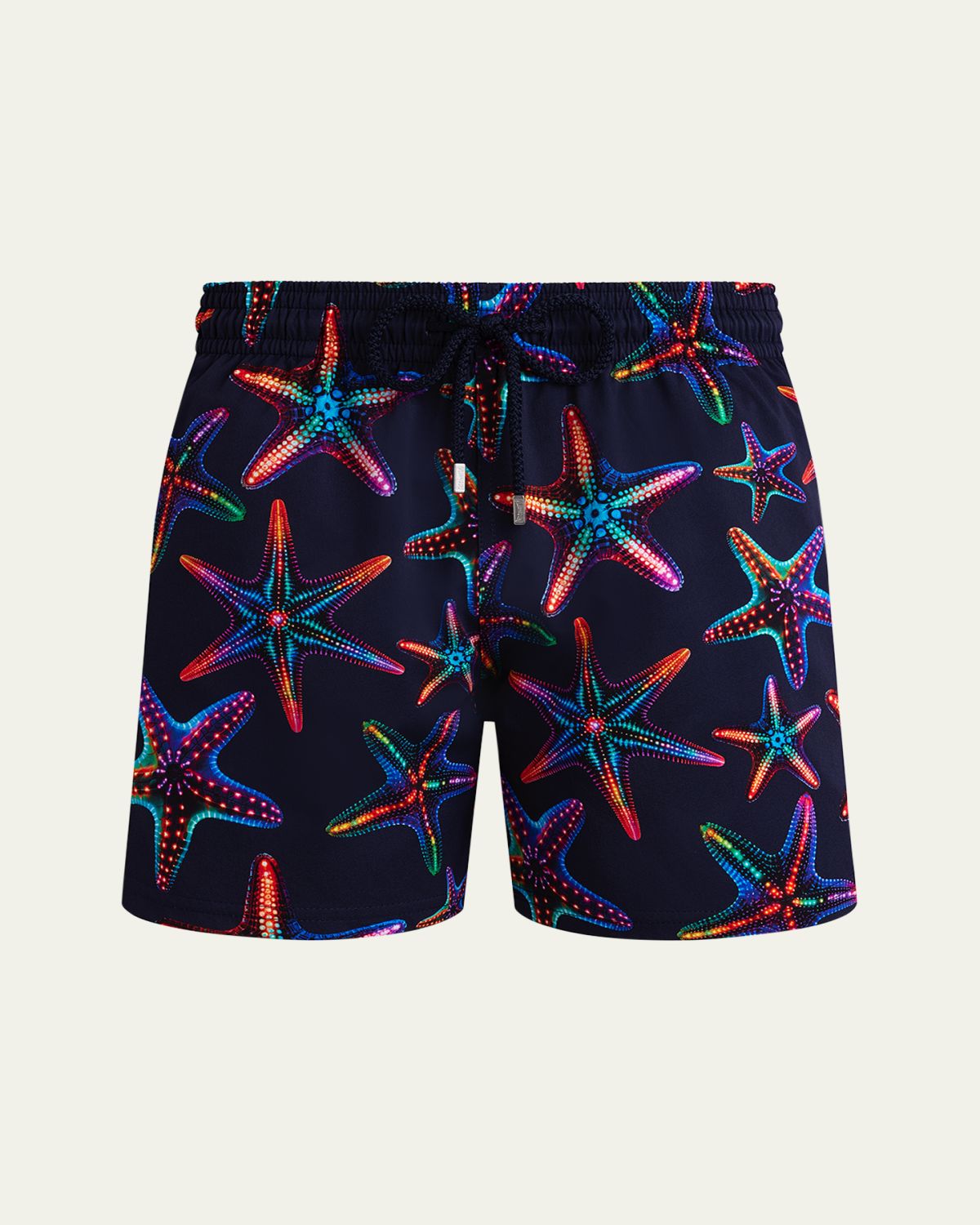 Vilebrequin Men's Disco Starfish-Print Swim Shorts