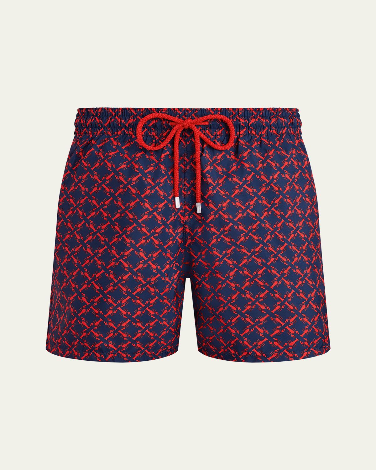 Vilebrequin Men's Micro Lobster-Print Swim Shorts