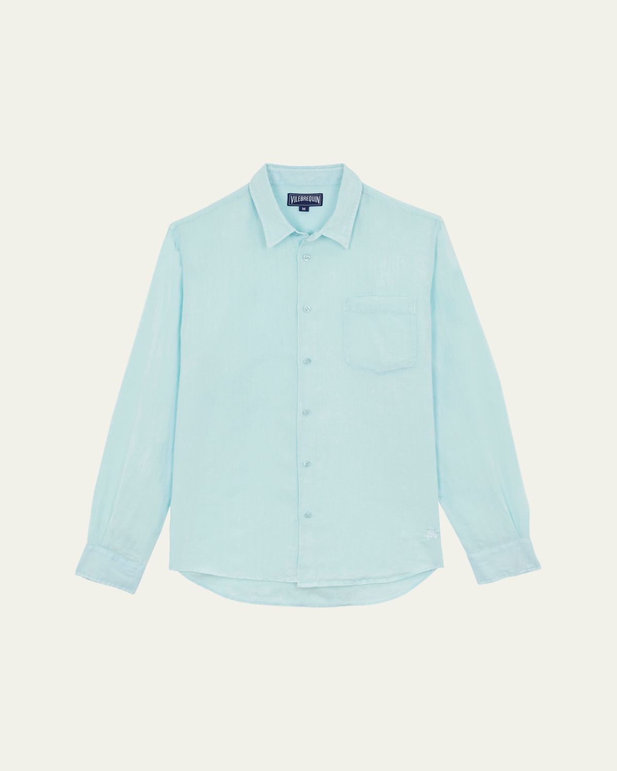 Vilebrequin Men's Linen Sport Shirt | Thumbnail 4 Vilebrequin Men's Linen Sport Shirt | Thumbnail 4