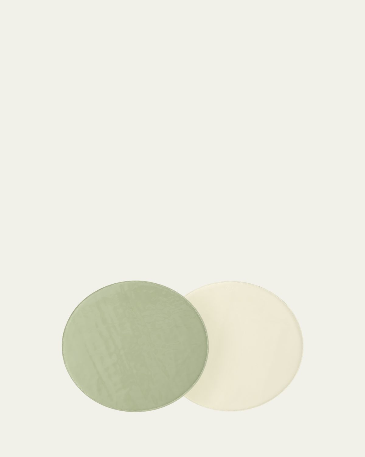 Von Gern Home Reversible Round Patent Leather Placemat