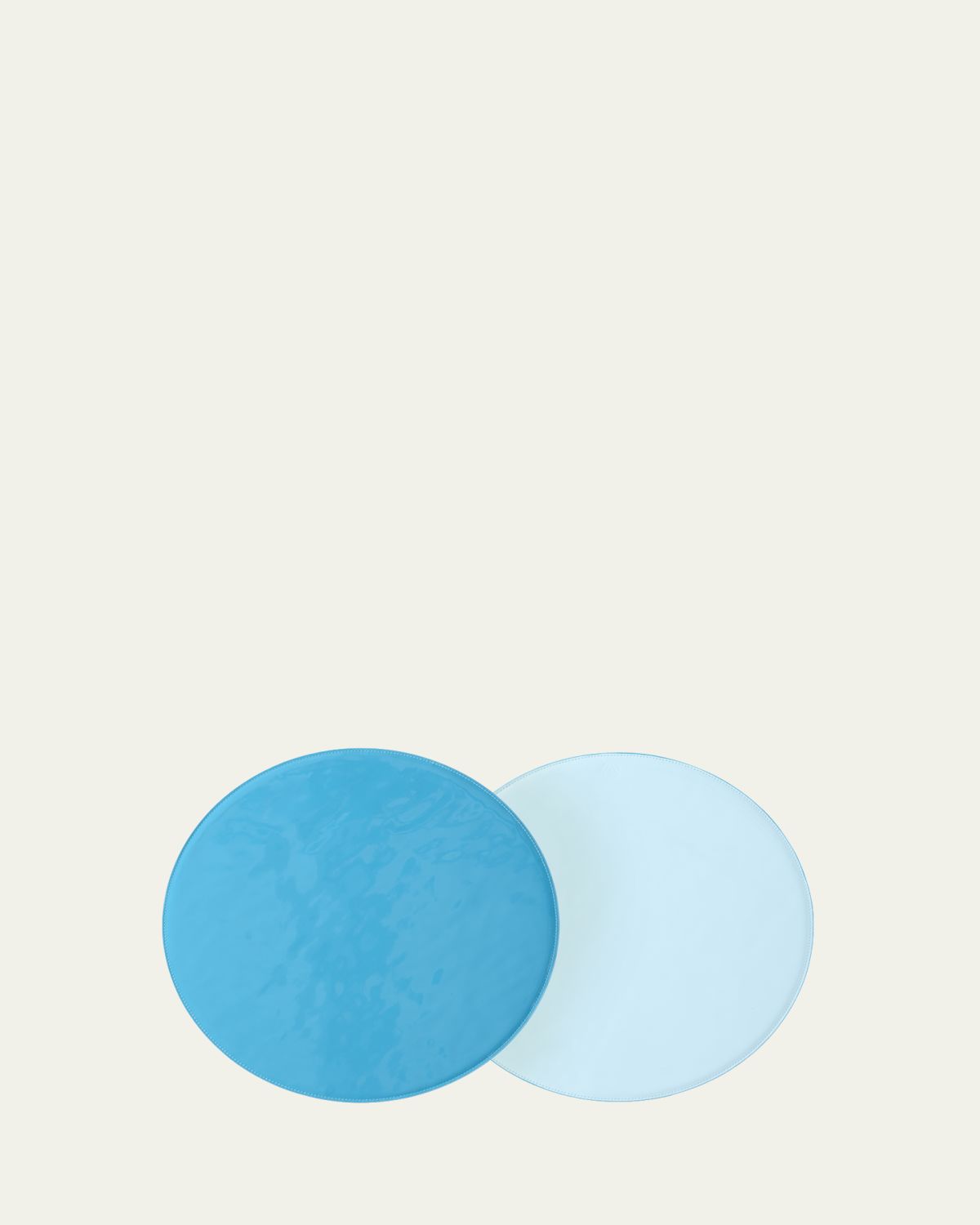 Von Gern Home Reversible Round Faux Patent Leather Placemat - Women's Home