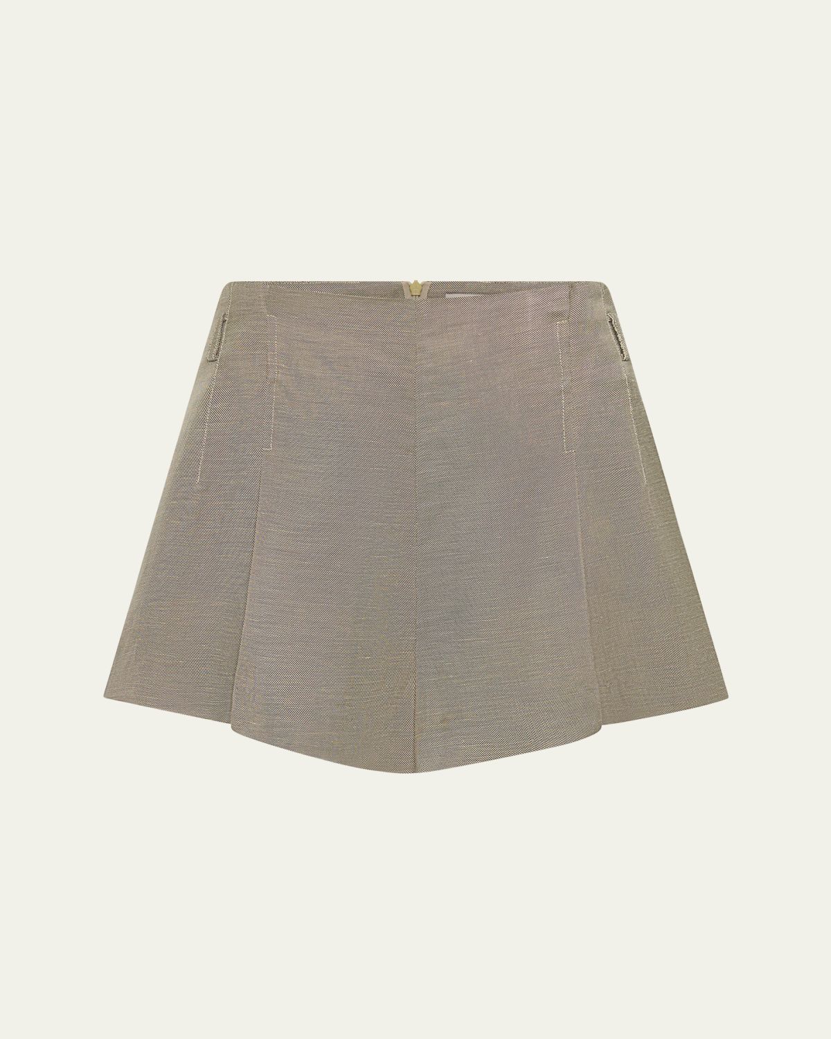 St. Agni Melange Paper Bag Shorts