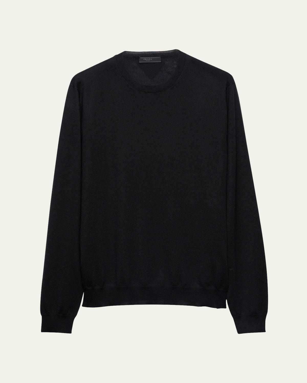 Prada Men's Silk-Cashmere Crew Sweater