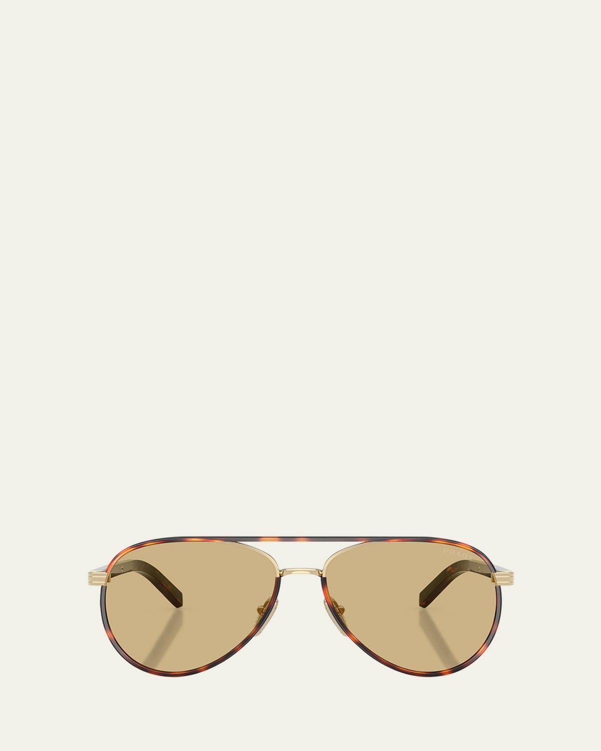 Prada PR B57S Aviator Steel Sunglasses
