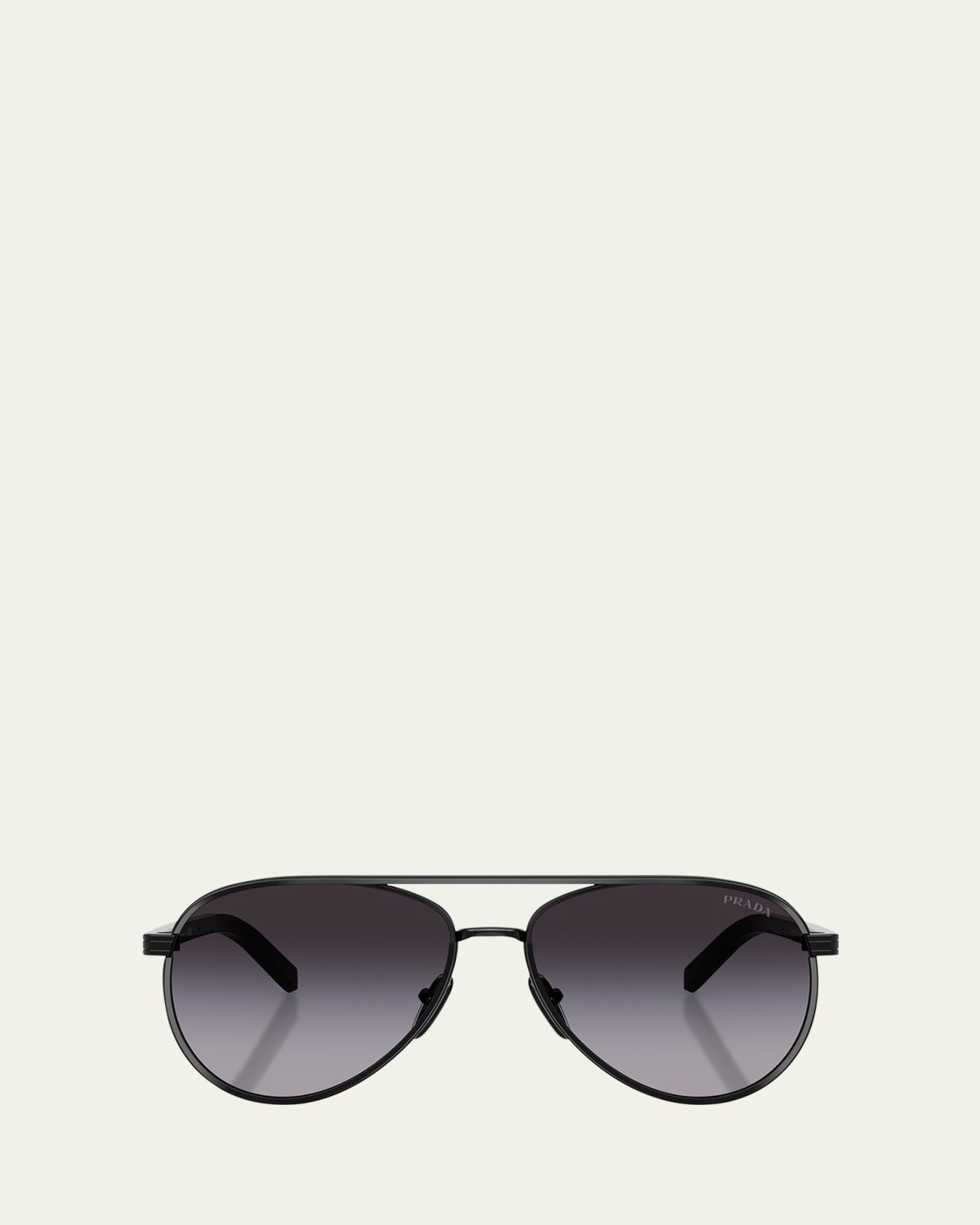 Prada PR B57S Aviator Steel Sunglasses