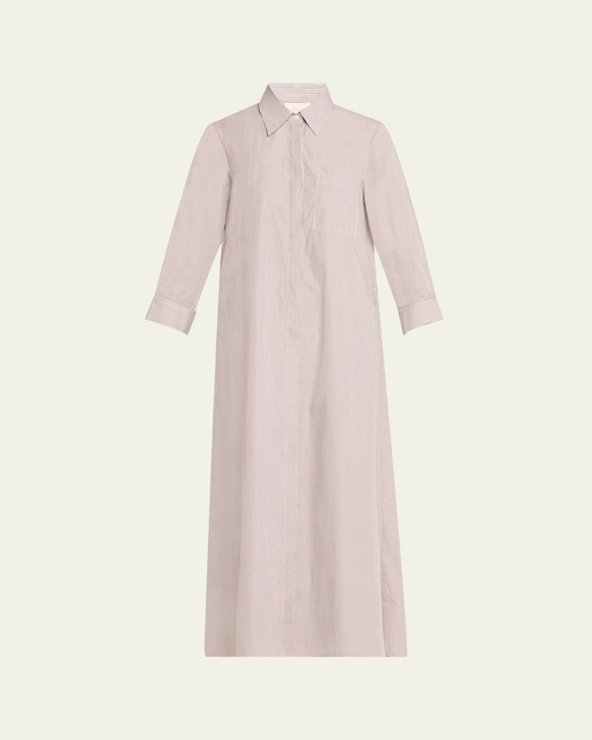 TWP Jennys Striped Maxi Shirtdress