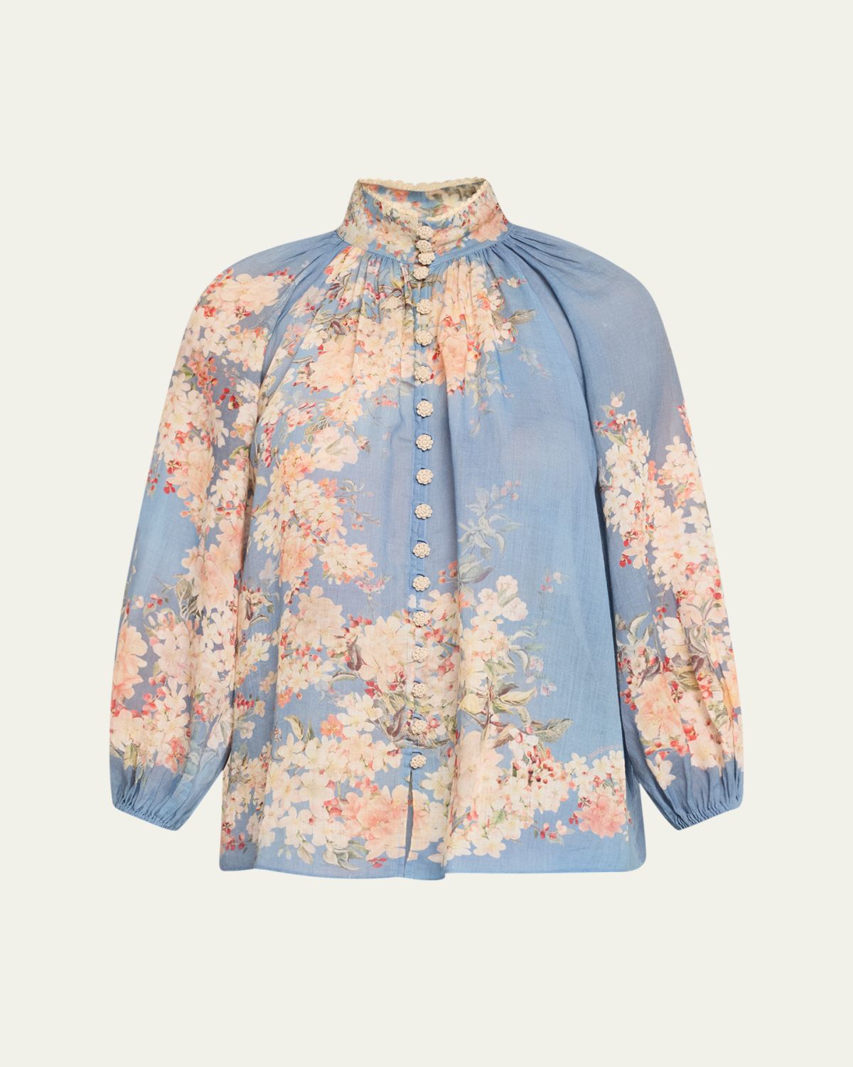 Zimmermann Cascadian Floral Billow Blouse